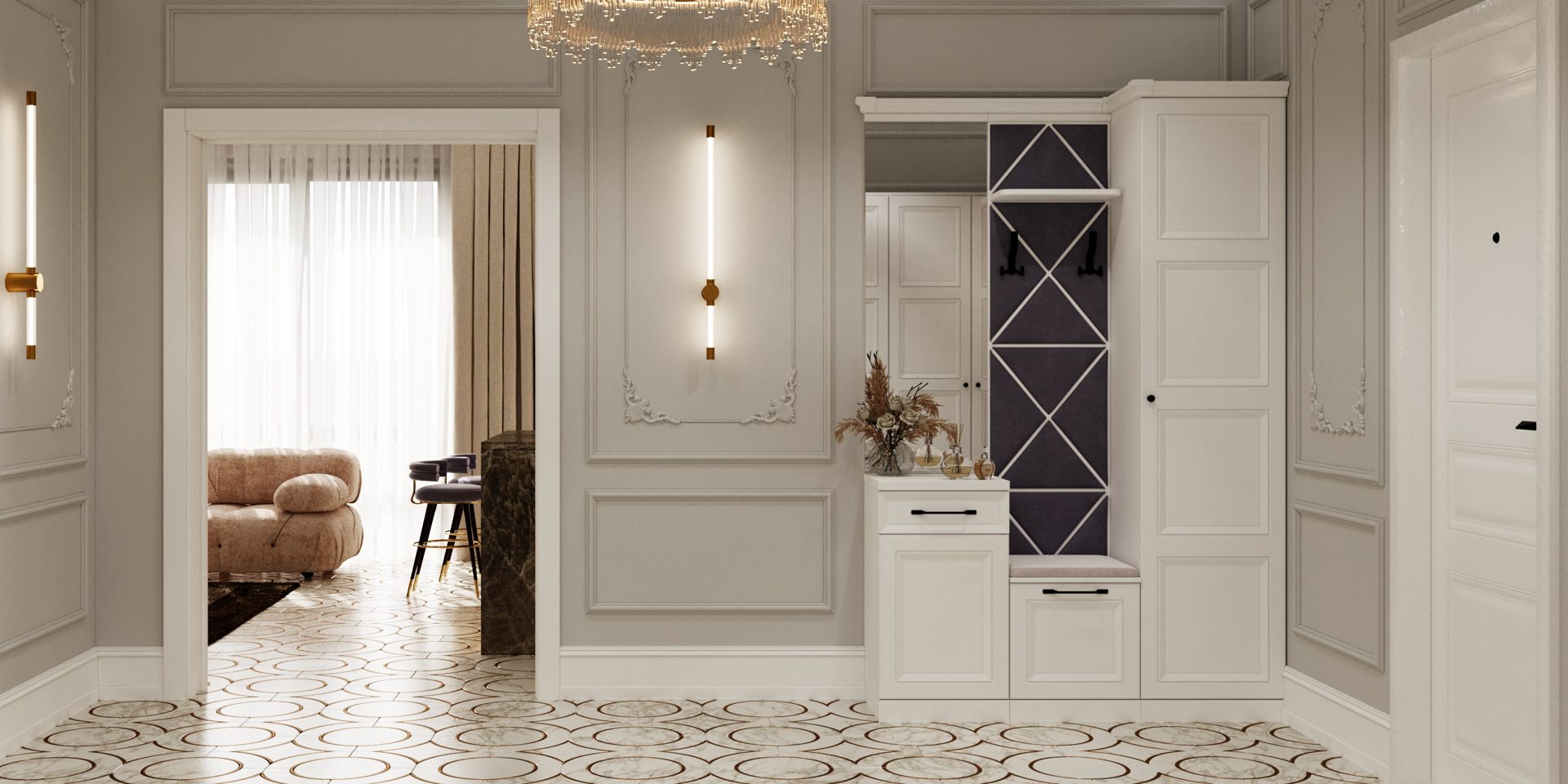 Прихожая Каталея (Ваниль)