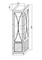 Витрина правая Каталея