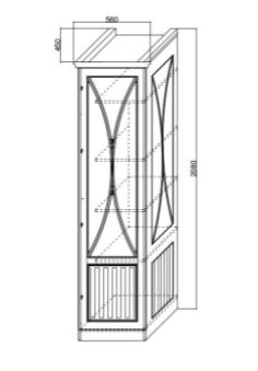 Витрина правая Каталея