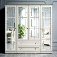 Шкаф Каталея 4-х дверный прямоугольники