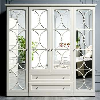 Шкаф Каталея 4-х дверный круг