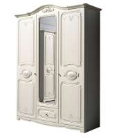 Шкаф трехдверный Азалия Крем