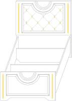 Кровать 90*200 Луиза