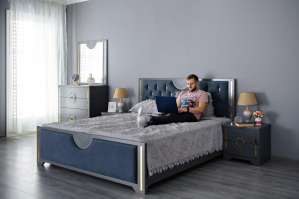 Кровать 180*200 Луиза Антрацит