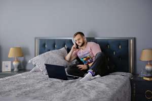 Кровать 180*200 Луиза Антрацит