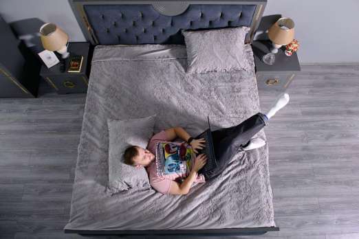 Кровать 180*200 Луиза Антрацит