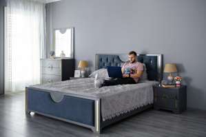 Кровать 160*200 Луиза Антрацит