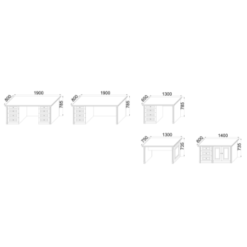 Модули Кабинет Ваниль