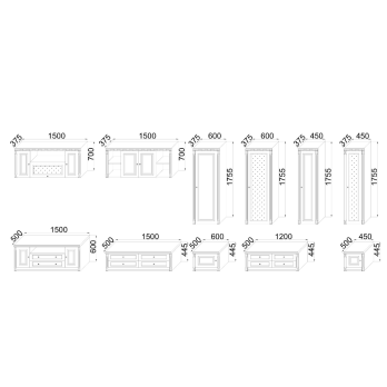 Модули Кабинет Ваниль