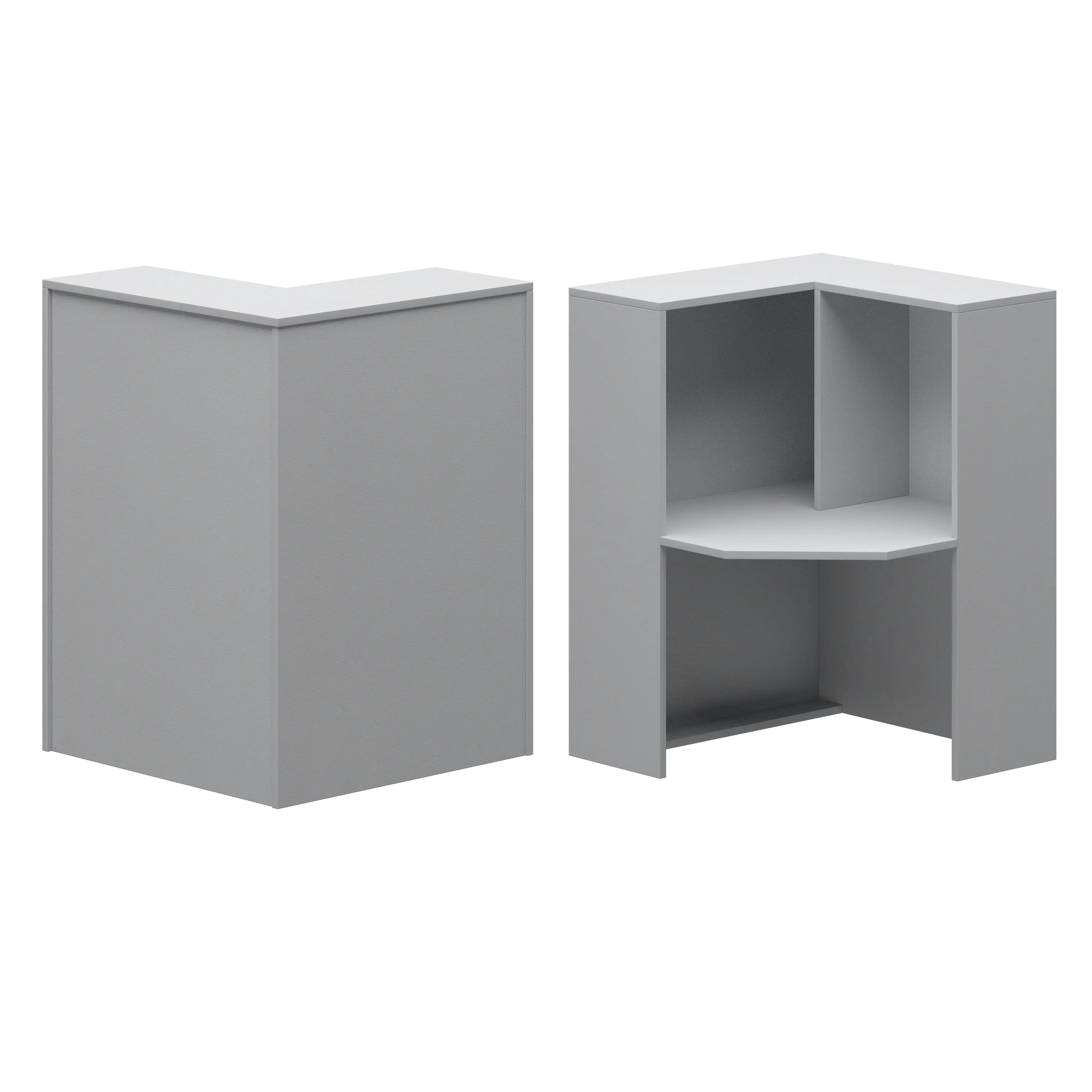 Стойка угловая правая Ресепшн А-556 Серый