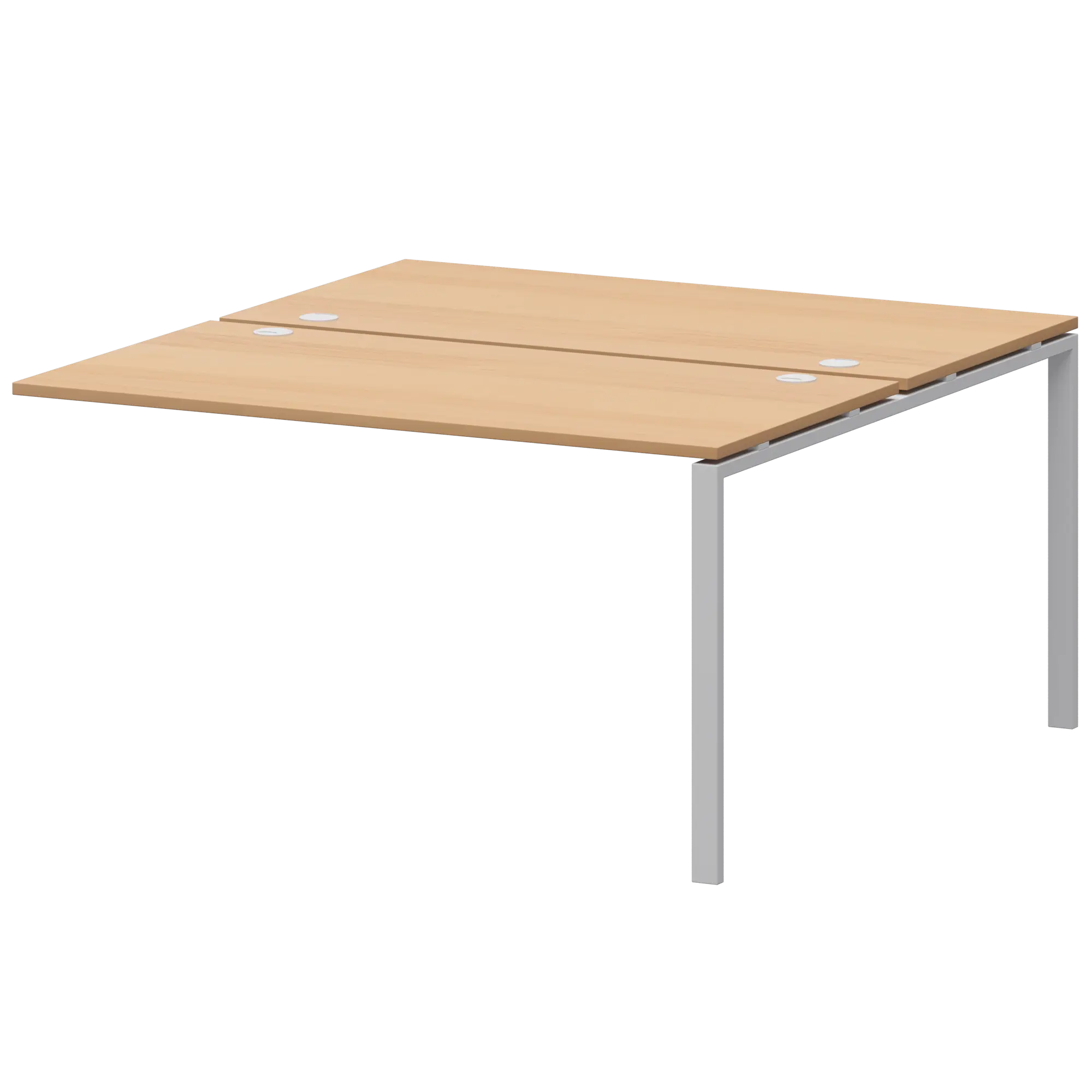 Модуль двойной на 2 рабочих места Арго-М АМБЭ-003 Ольха/Белый