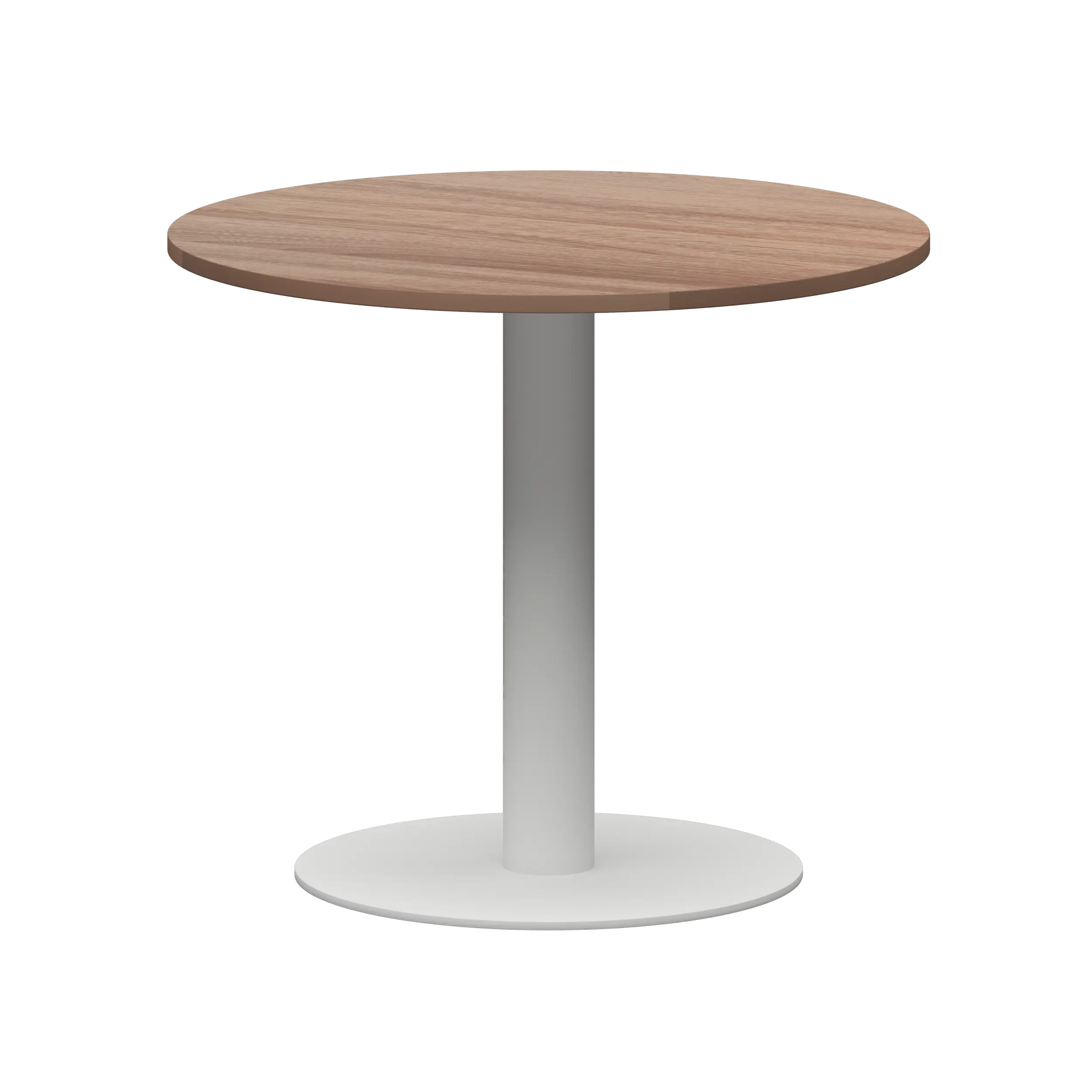 Стол круглый Арго-М АМ-Д90 Темный шимо/Белый