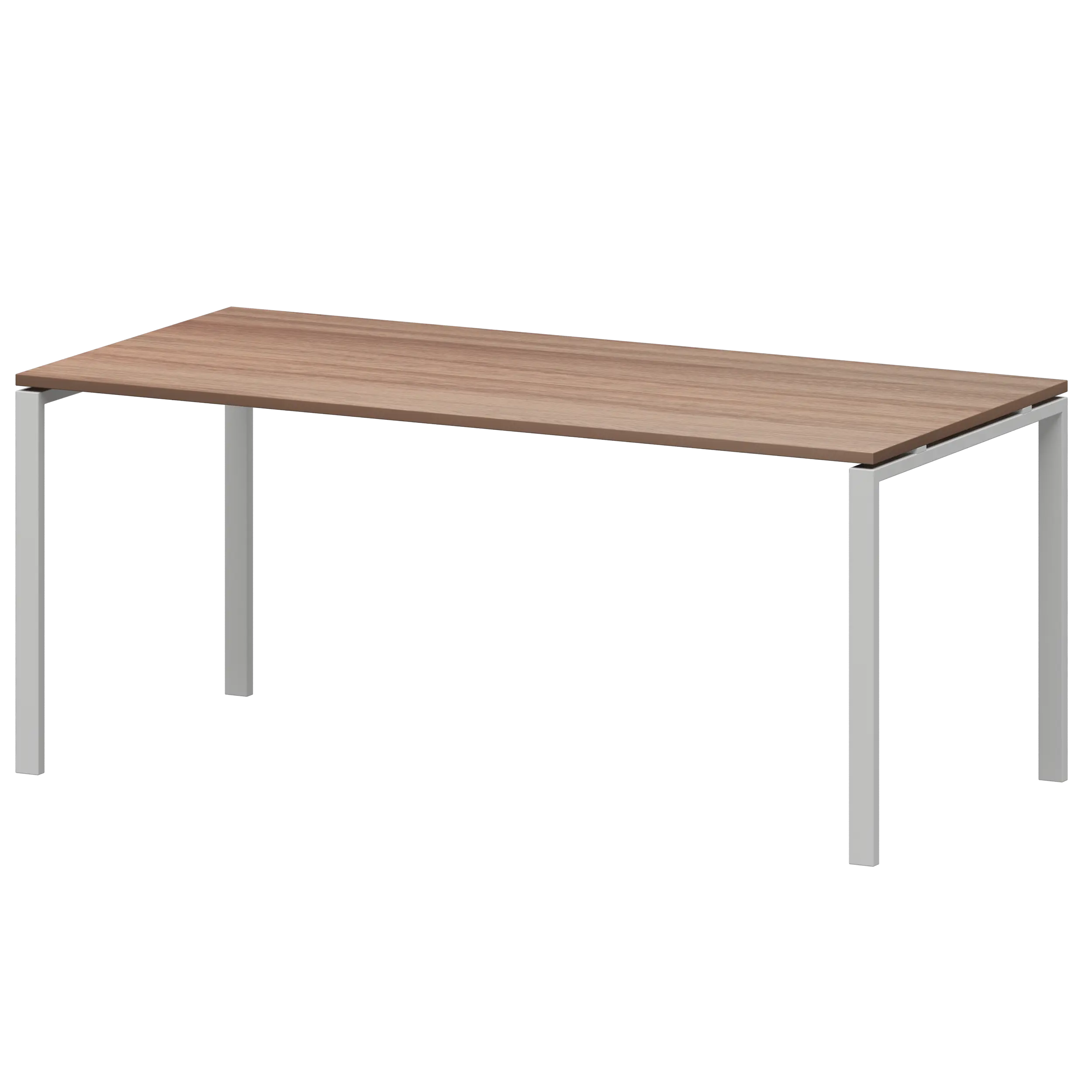 Стол на металлокаркасе для заседаний Арго-М АМ-0058 Темный шимо/Белый