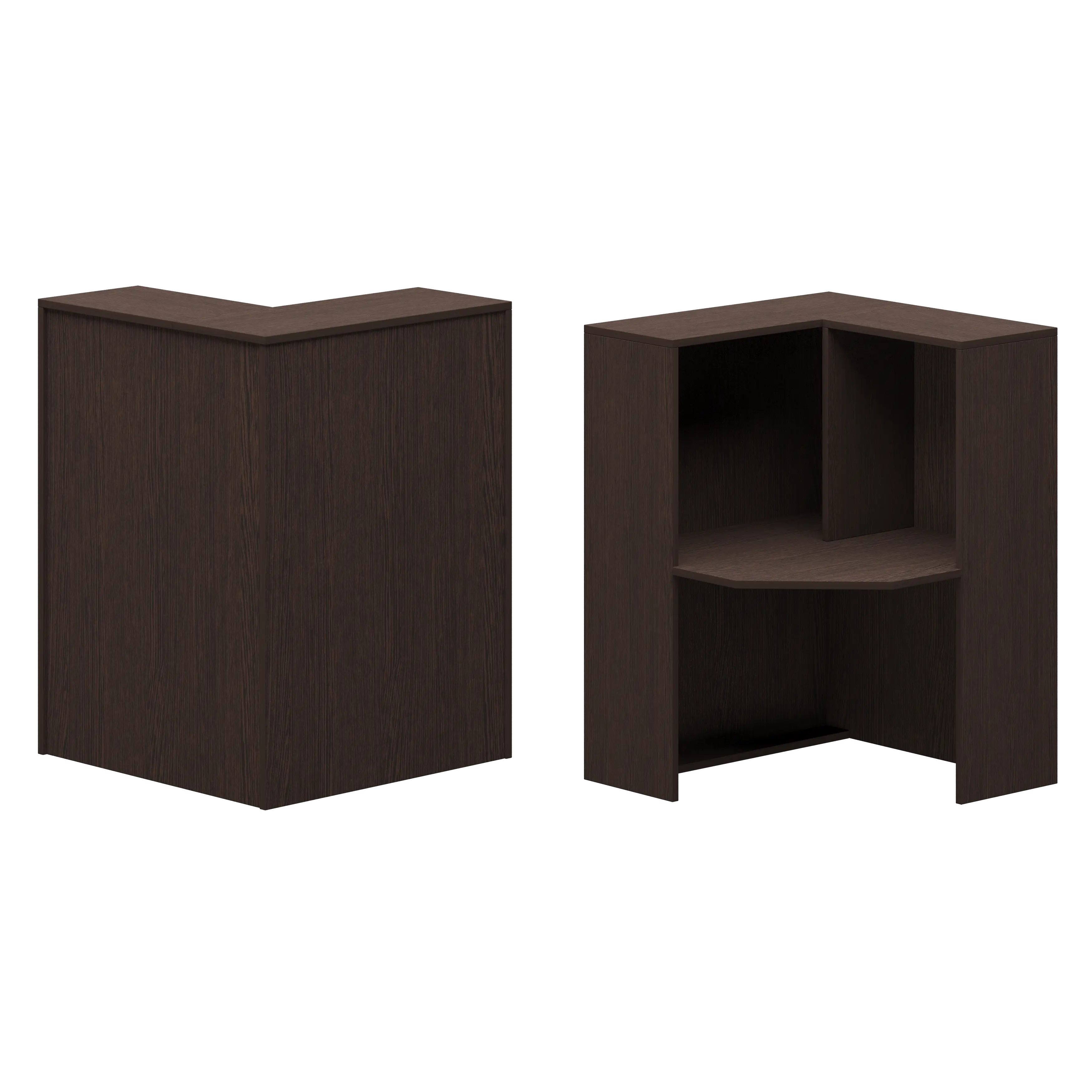 Стойка угловая правая Ресепшн А-556 Дуб венге