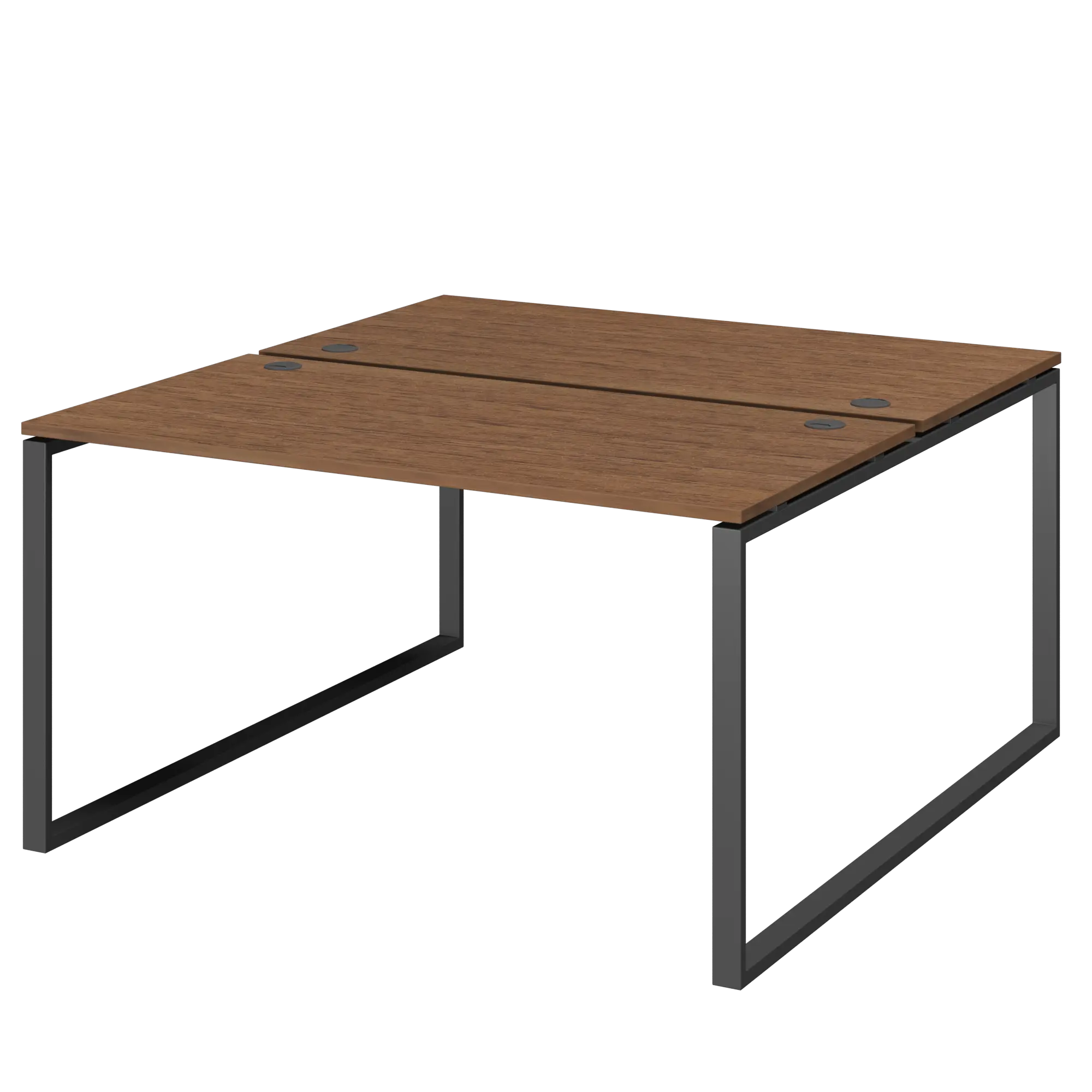 Бенч двойной на 2 рабочих места Арго-М АМБ.О-004.60 Орех/Антрацит