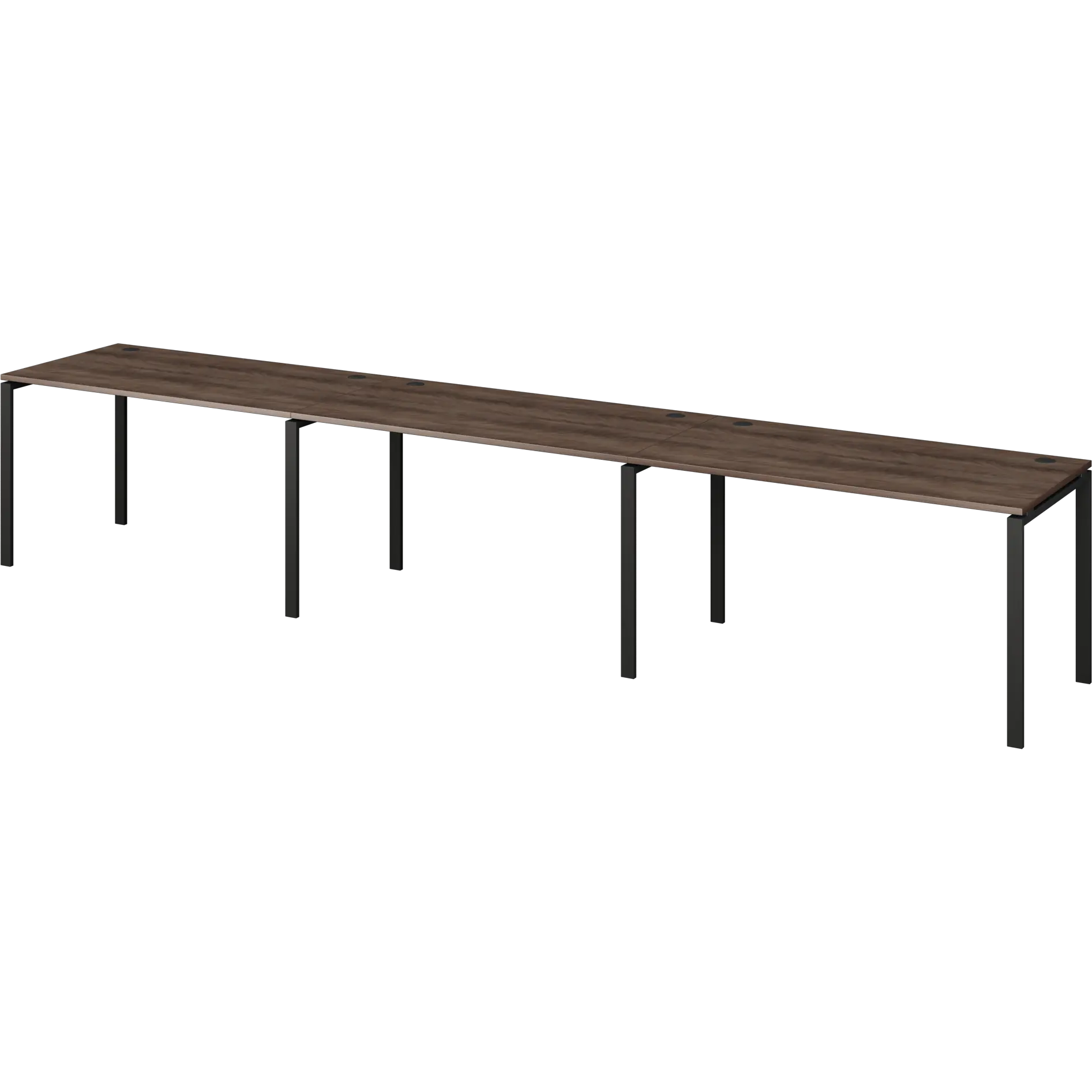 Бенч линейный на 3 рабочих места Арго-М АМБЛ-003-3 Лагос/Антрацит