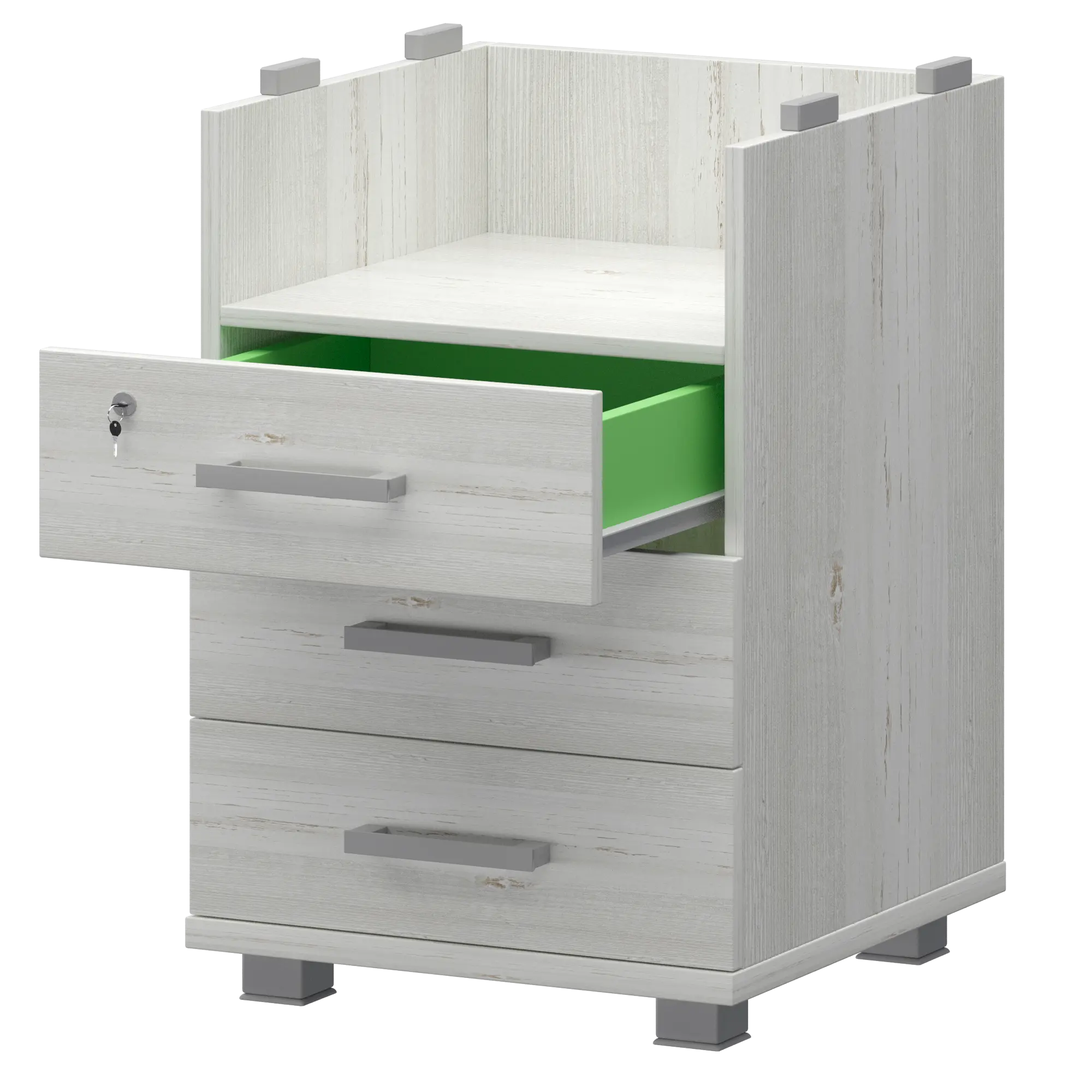 Корпус тумбы приставной Аргентум НТ-320 Сосна винтер