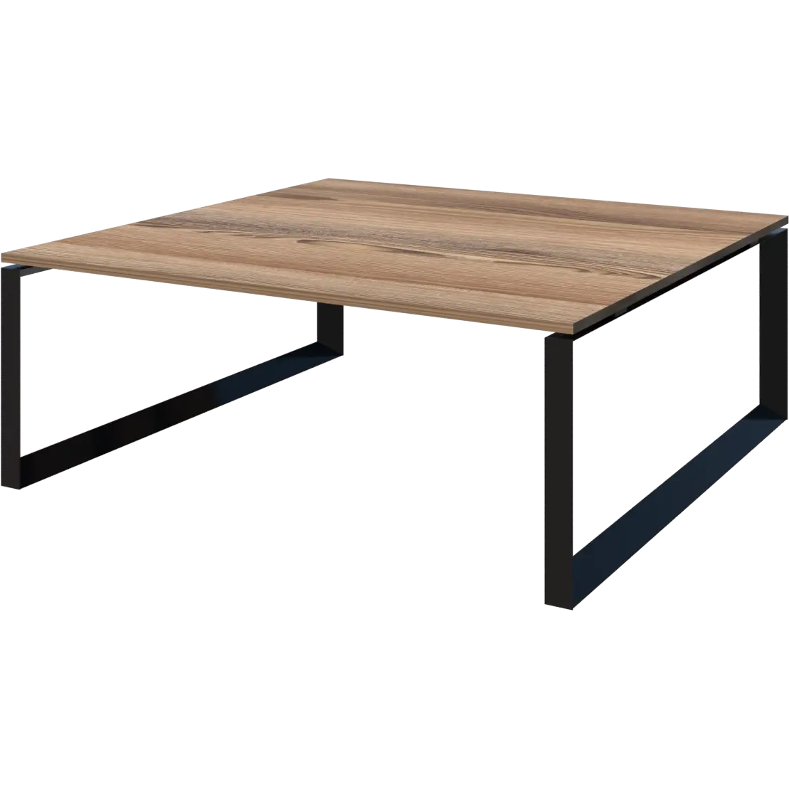 Стол переговорный на металлокаркасе Аргентум-МП НТМП.О.160.11 Дуб сафари/Антрацит