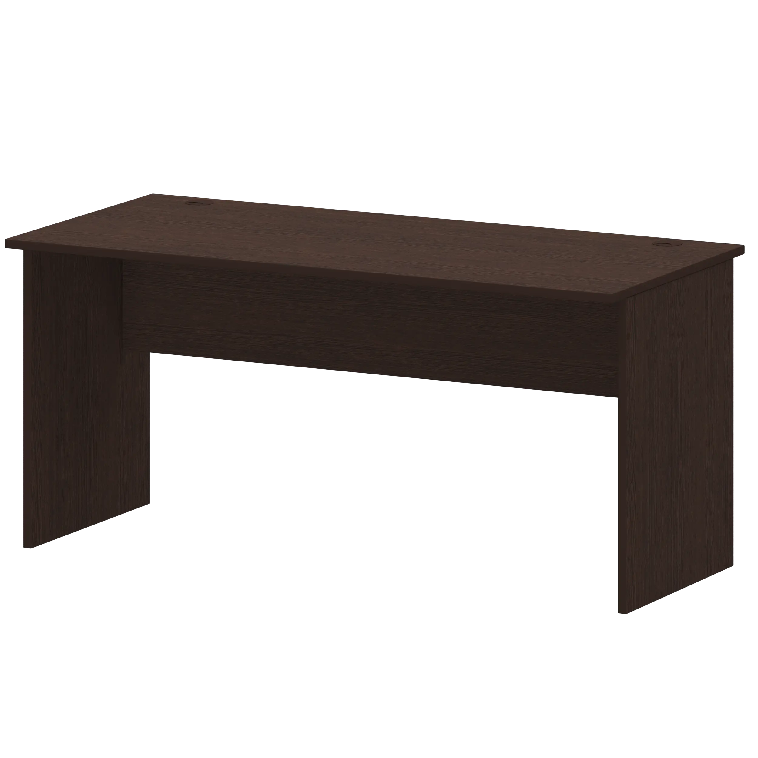 Стол с левым и правым кабель каналом Арго А-004.К Дуб венге