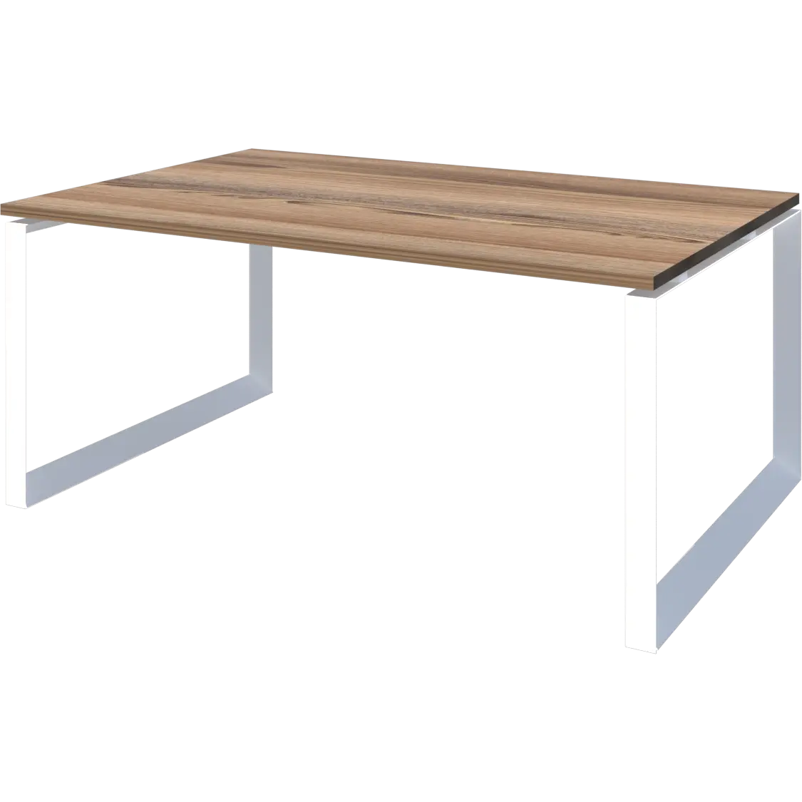 Стол переговорный на металлокаркасе Аргентум-МП НТМП.О.120.11 Дуб сафари/Белый