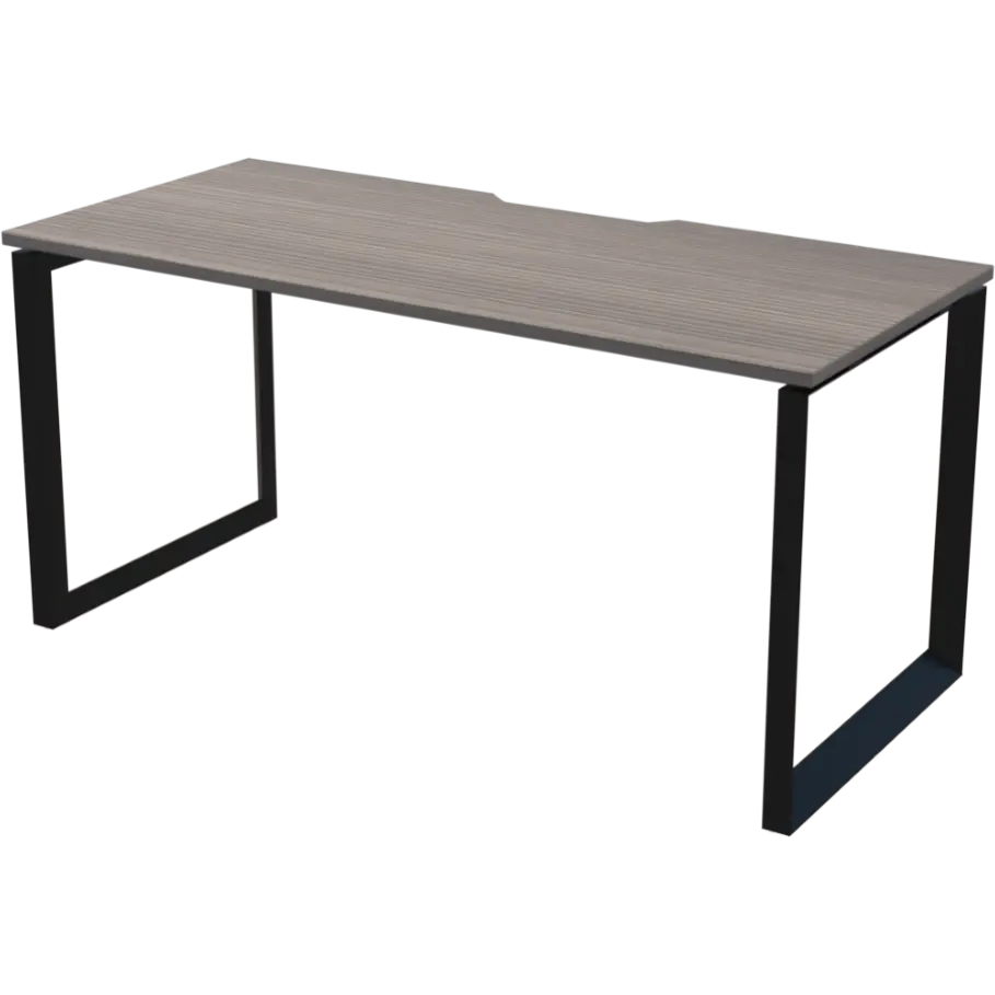 Стол на металлокаркасе Аргентум-МП НТМП.О-140 Лиственница/Антрацит