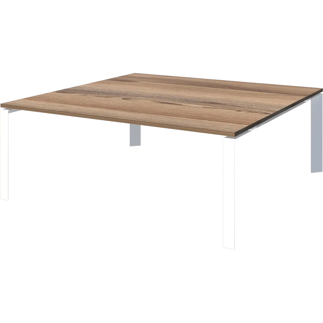 Стол переговорный на металлокаркасе Аргентум-МП НТМП.П.200.11 Дуб сафари/Белый