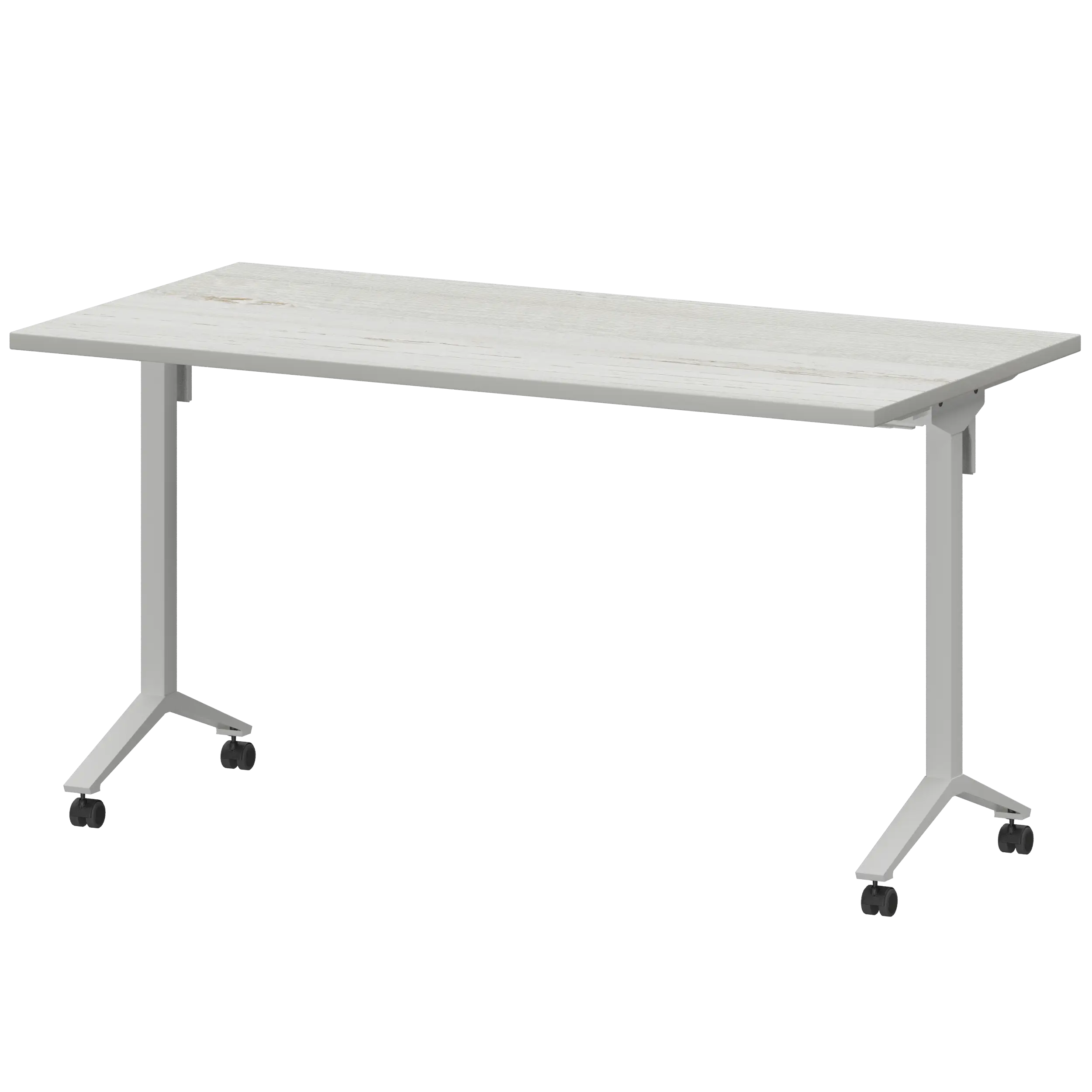 Стол мобильный складной Моби МБ25-140.70 Сосна винтер/Белый
