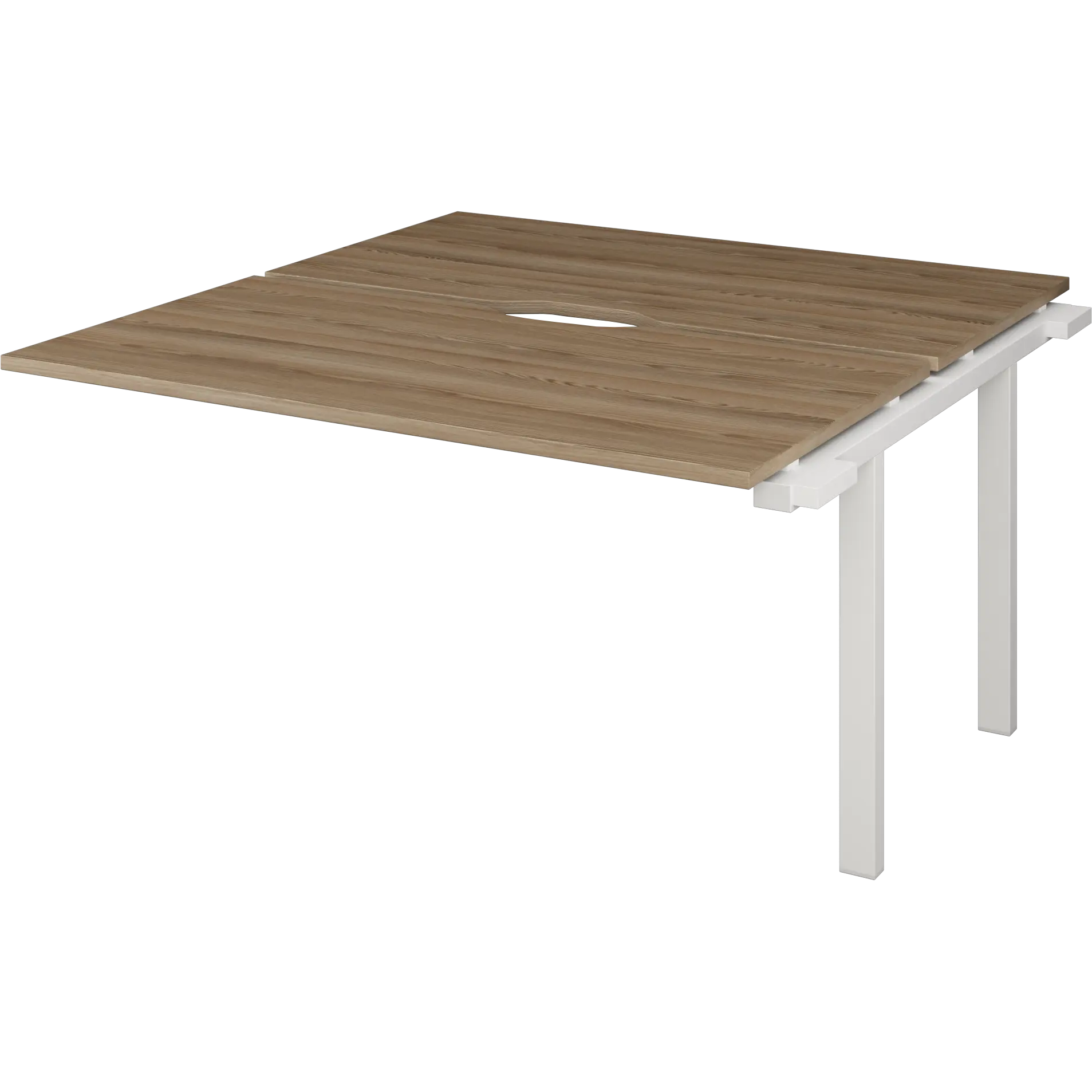 Модуль двойной на металлокаркасе Аргентум-МП НТМП.ПО.Б2-140Э Дуб сафари/Белый