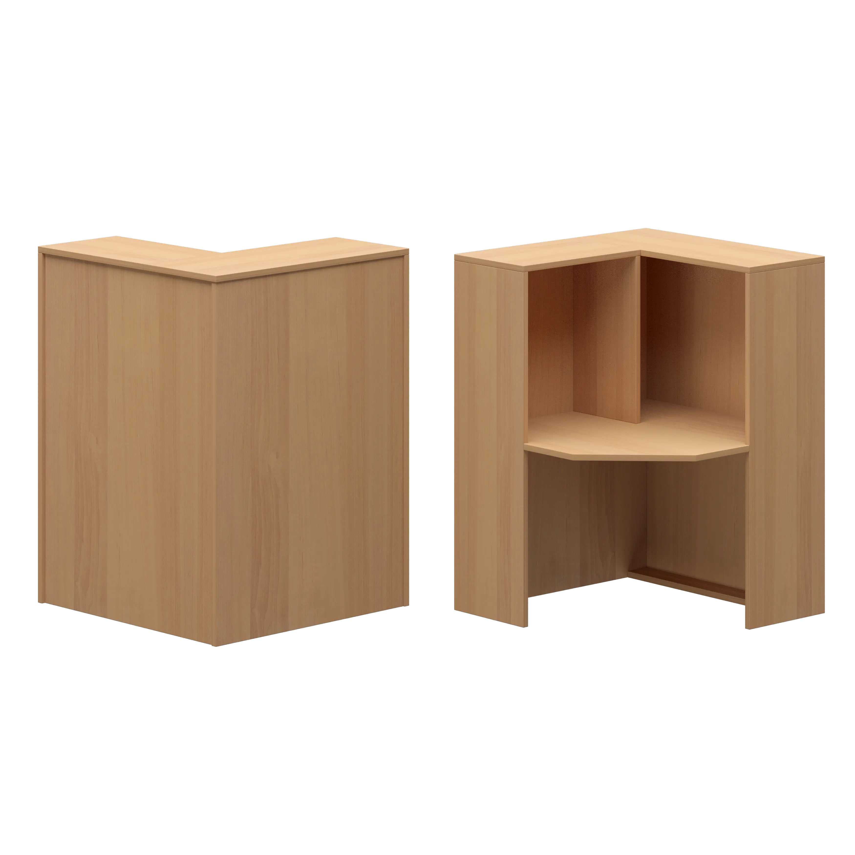 Стойка угловая левая Ресепшн А-555 Ольха