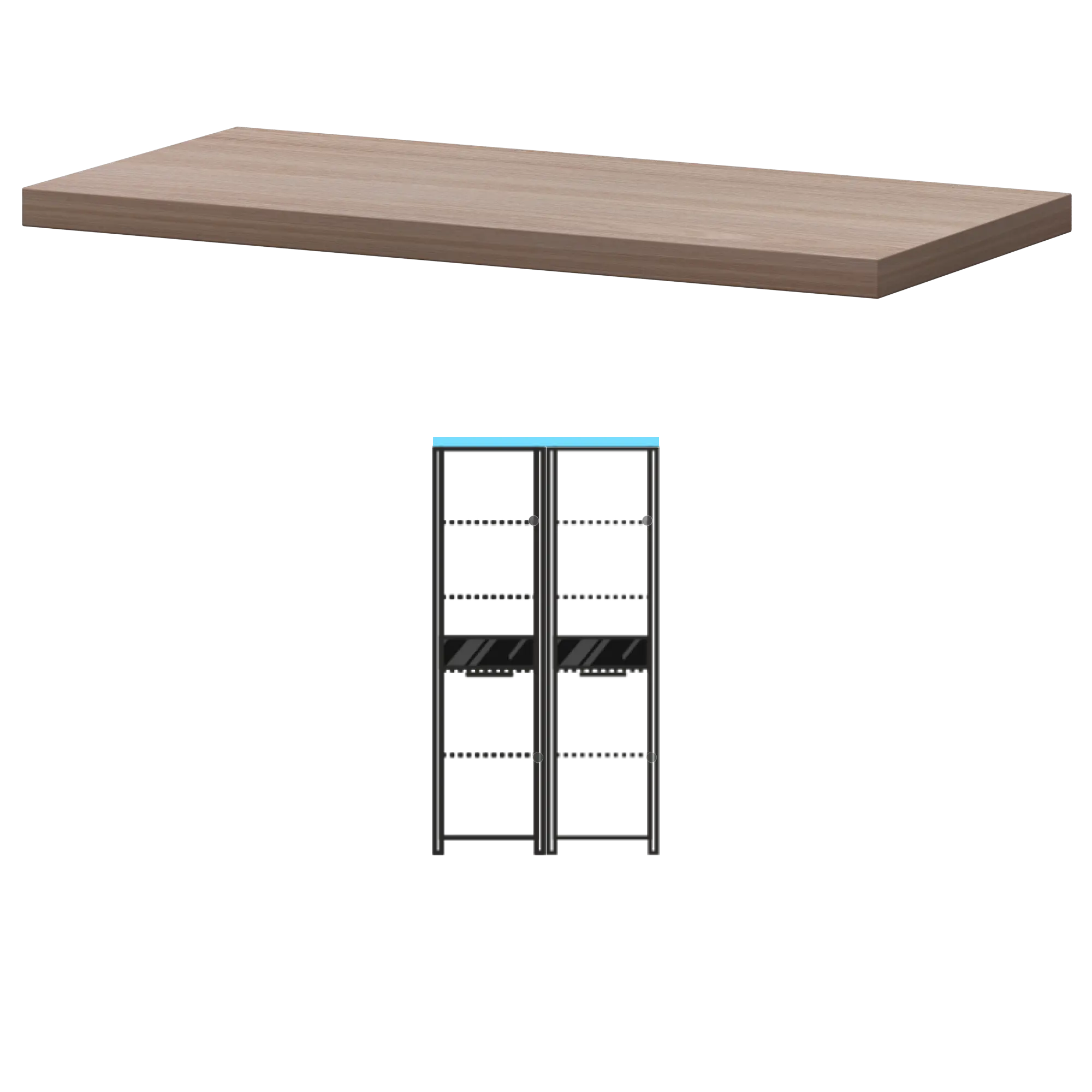 Топ Акцент КТ-71.38 Темный шимо