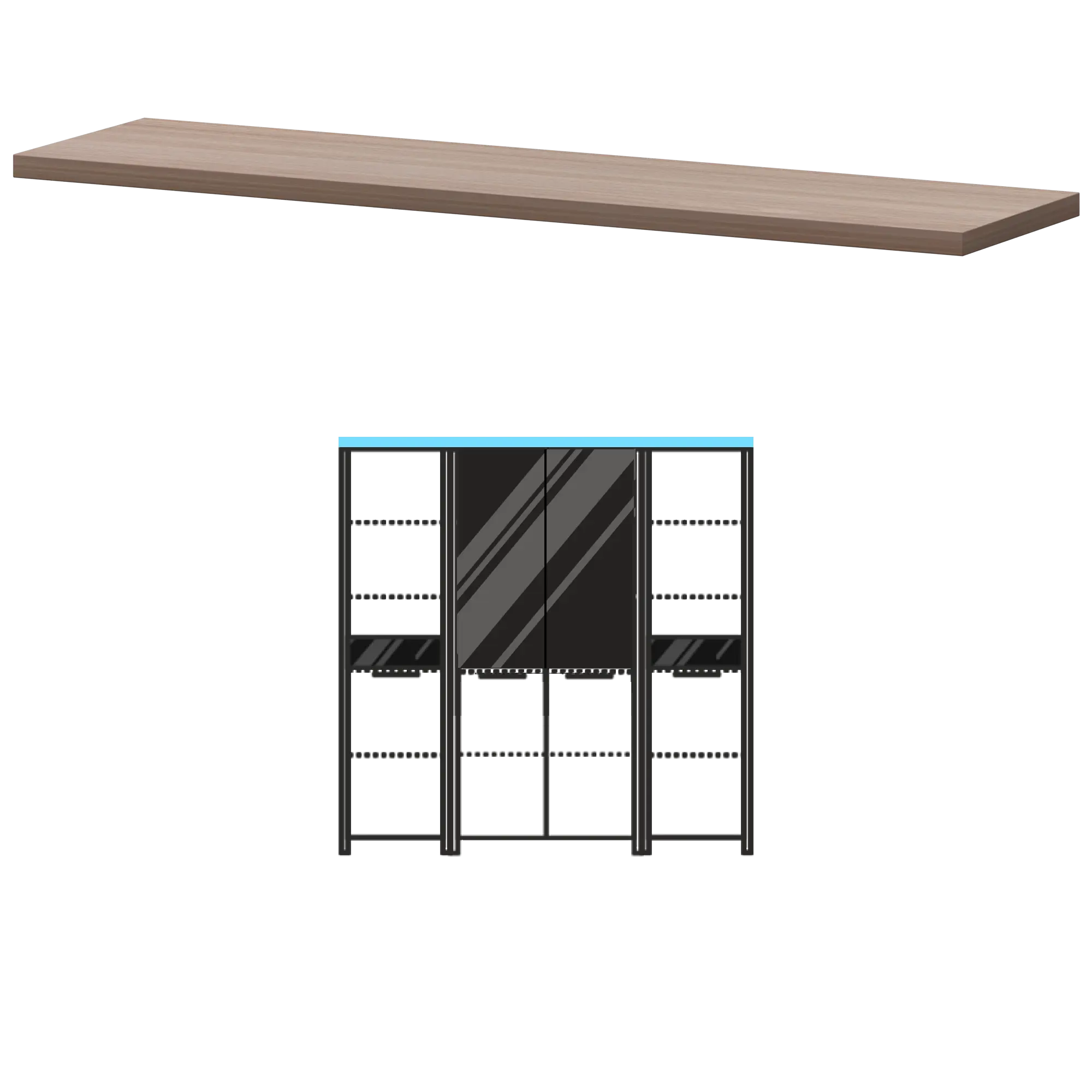 Топ Акцент КТ-76.38 Темный шимо