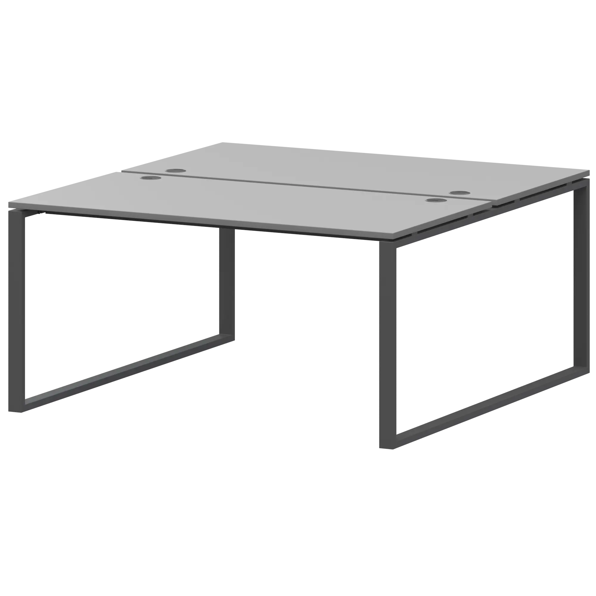 Бенч двойной на 2 рабочих места Арго-М АМБ.О-002.60 Серый/Антрацит