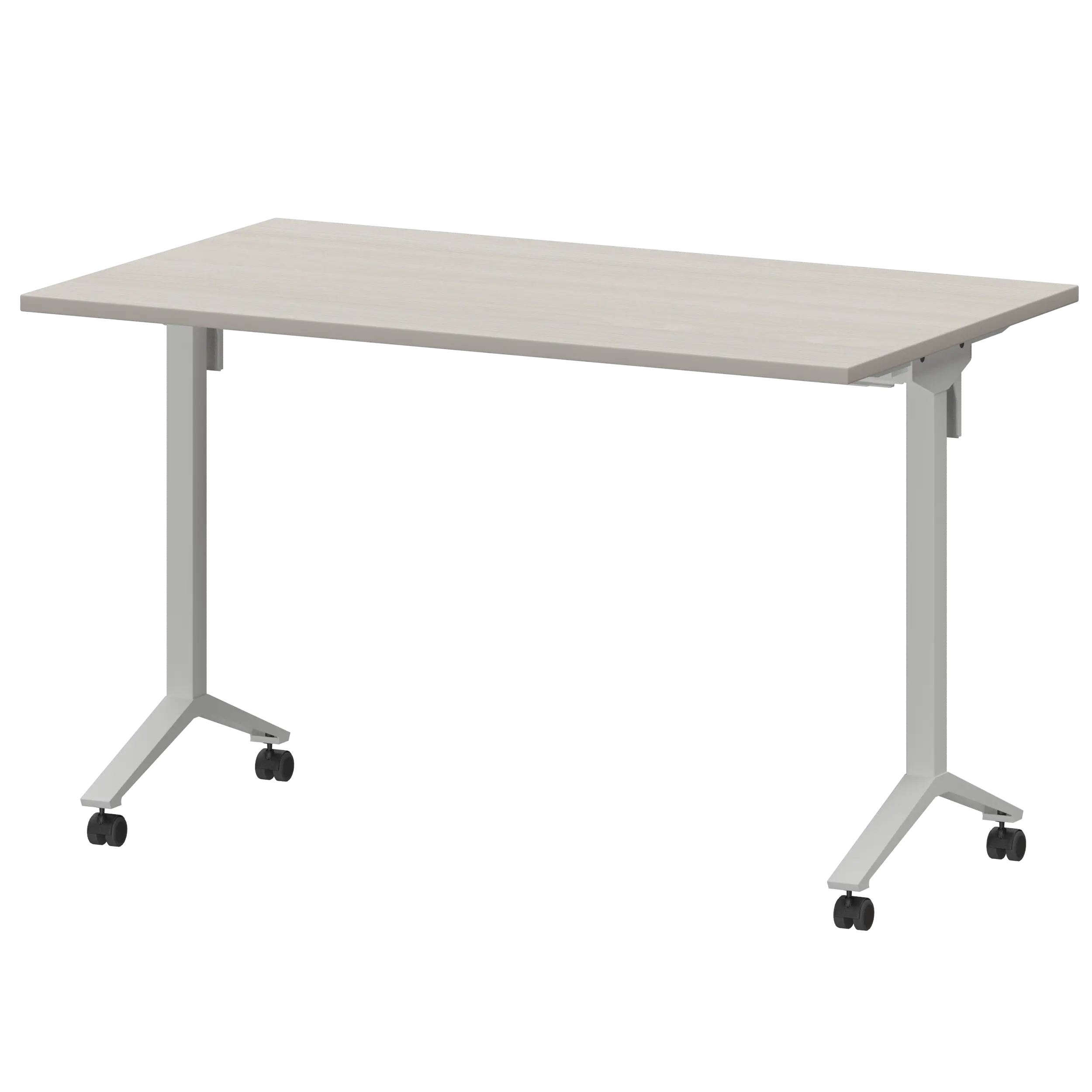 Стол мобильный складной Моби МБ22-120.70 Ясень шимо/Белый
