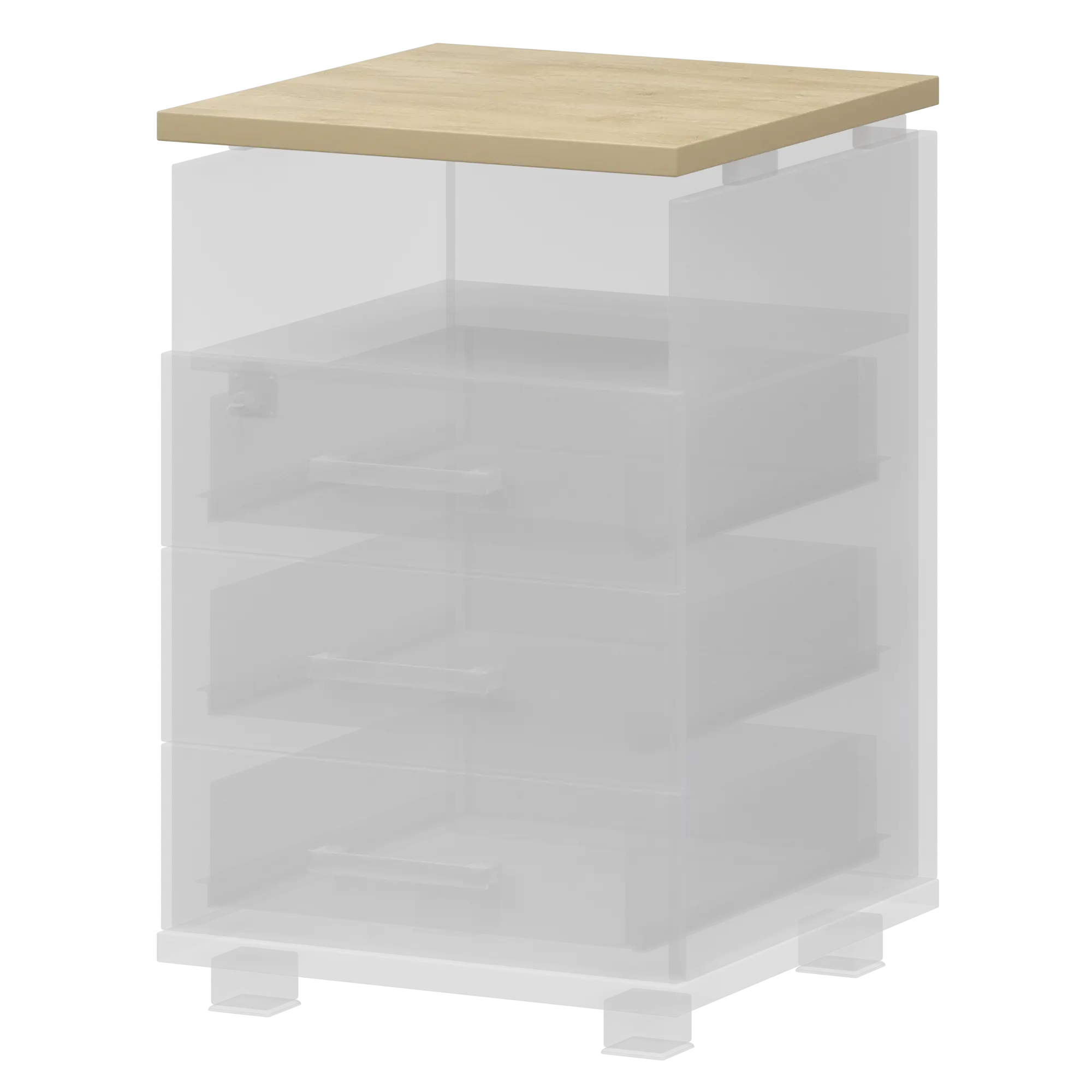 Крышка тумбы Аргентум НТ-320.45 Баттл Рок