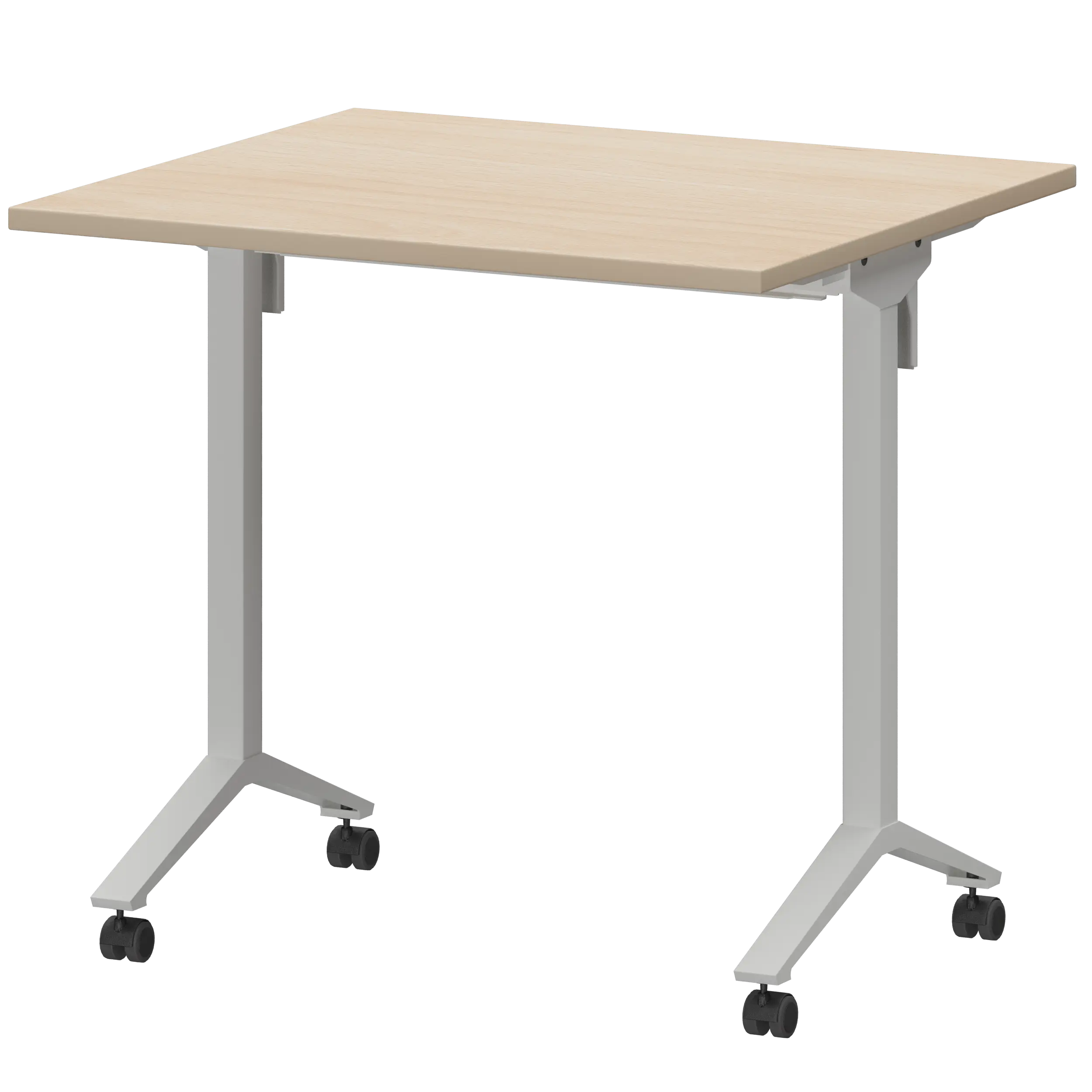 Стол мобильный складной Моби МБ22-80.70 Бук/Белый