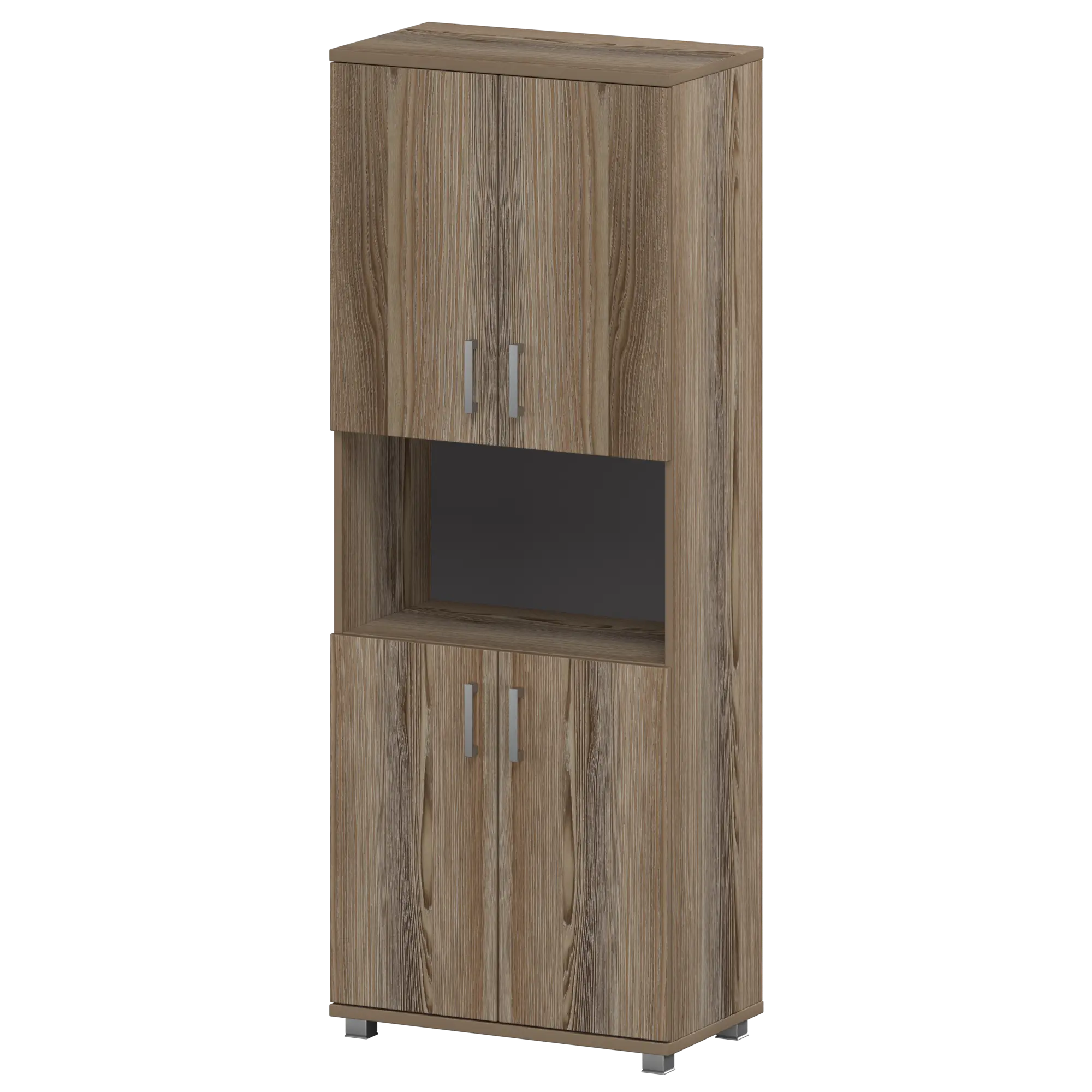 Стеллаж высокий полузакрытый Аргентум "НТ-580;НТ-600.2;НТ-600.2" Дуб сафари