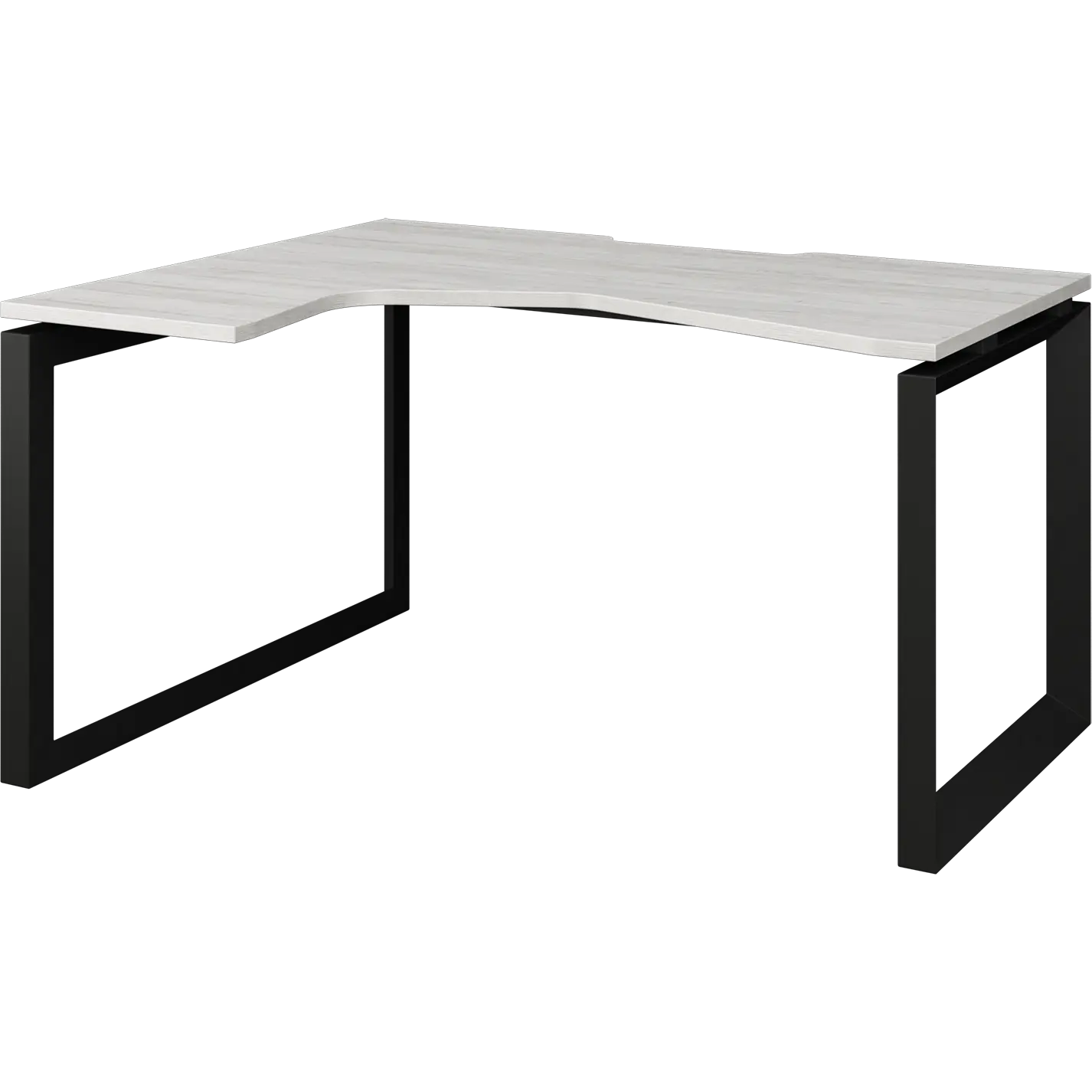 Стол эргономичный левый на металлокаркасе Аргентум-МП НТМП.О-040.ЛВ Сосна винтер/Антрацит