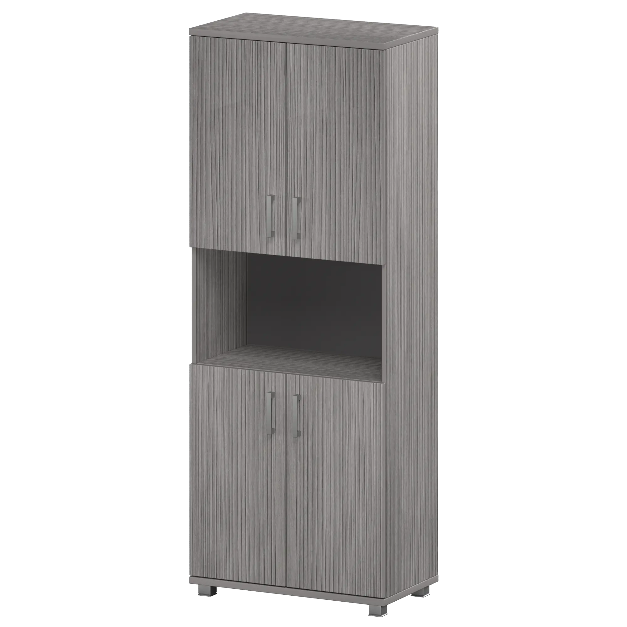 Стеллаж высокий полузакрытый Аргентум "НТ-580;НТ-600.2;НТ-600.2" Лиственница