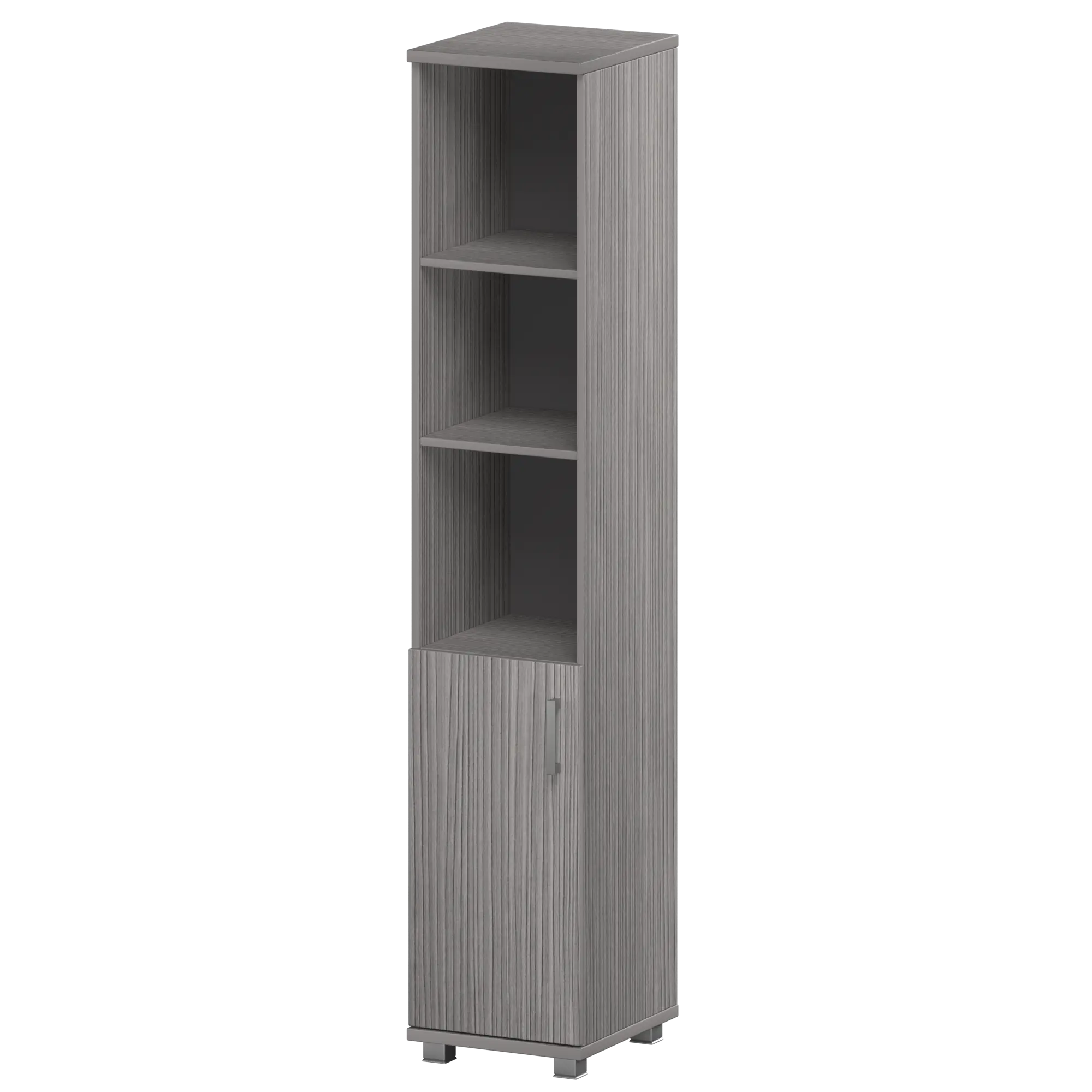 Стеллаж высокий узкий полузакрытый Аргентум "НТ-540;НТ-600" Лиственница