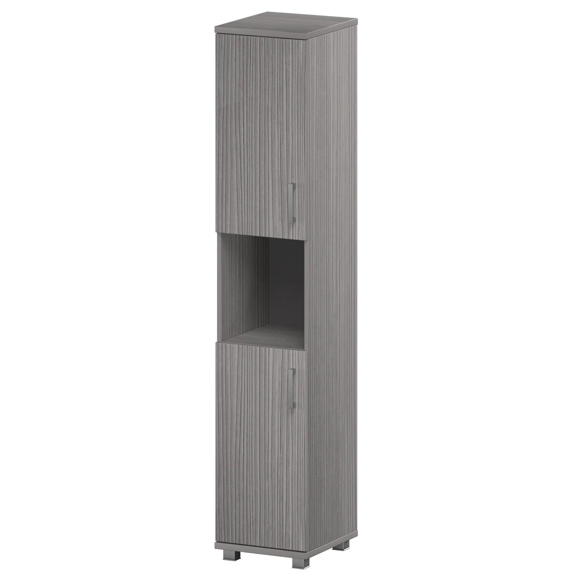 Стеллаж высокий узкий полузакрытый Аргентум "НТ-540;НТ-600;НТ-600" Лиственница