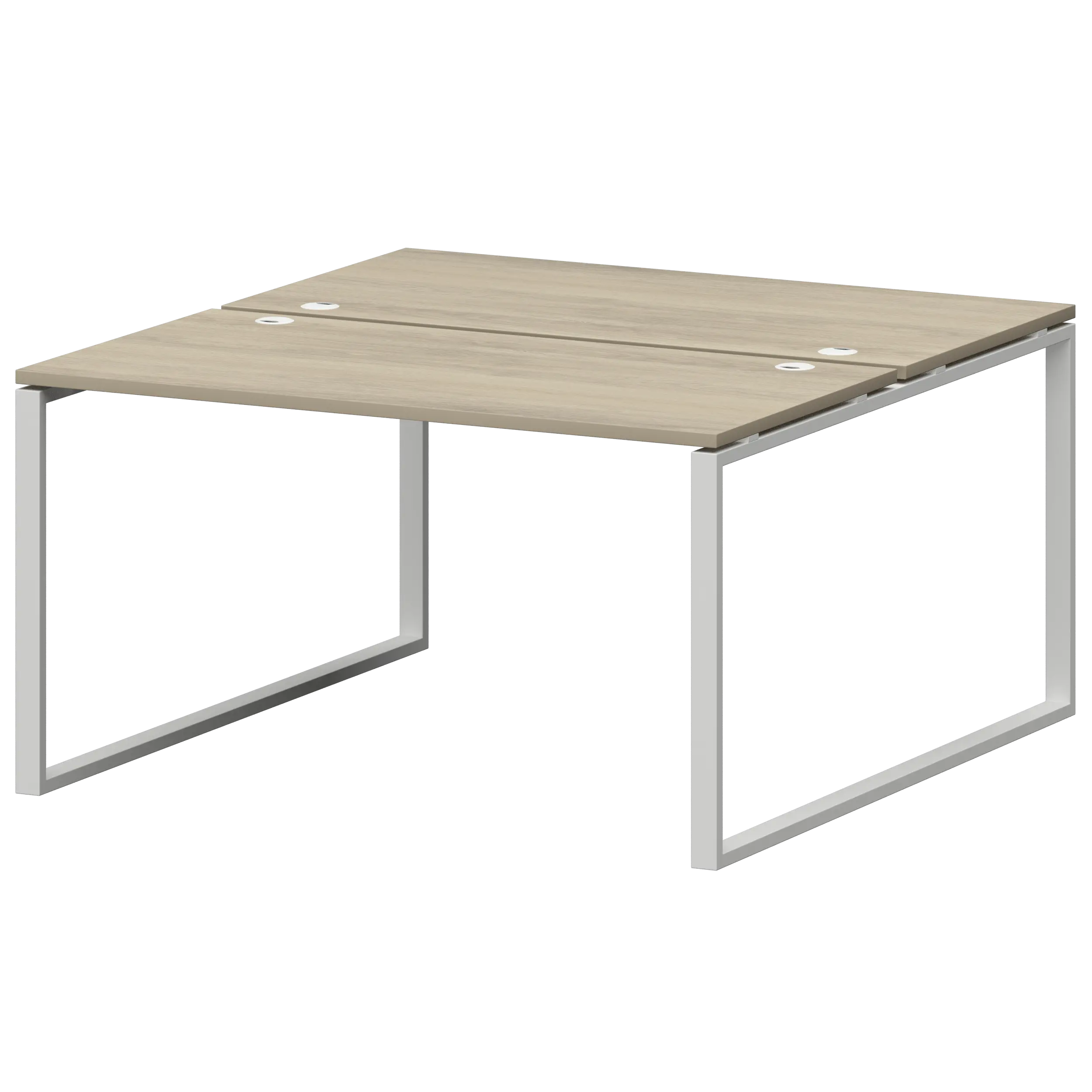 Бенч двойной на металлокаркасе Смарт СМС2-О-12К.149.Пр25 Кронберг/Белый