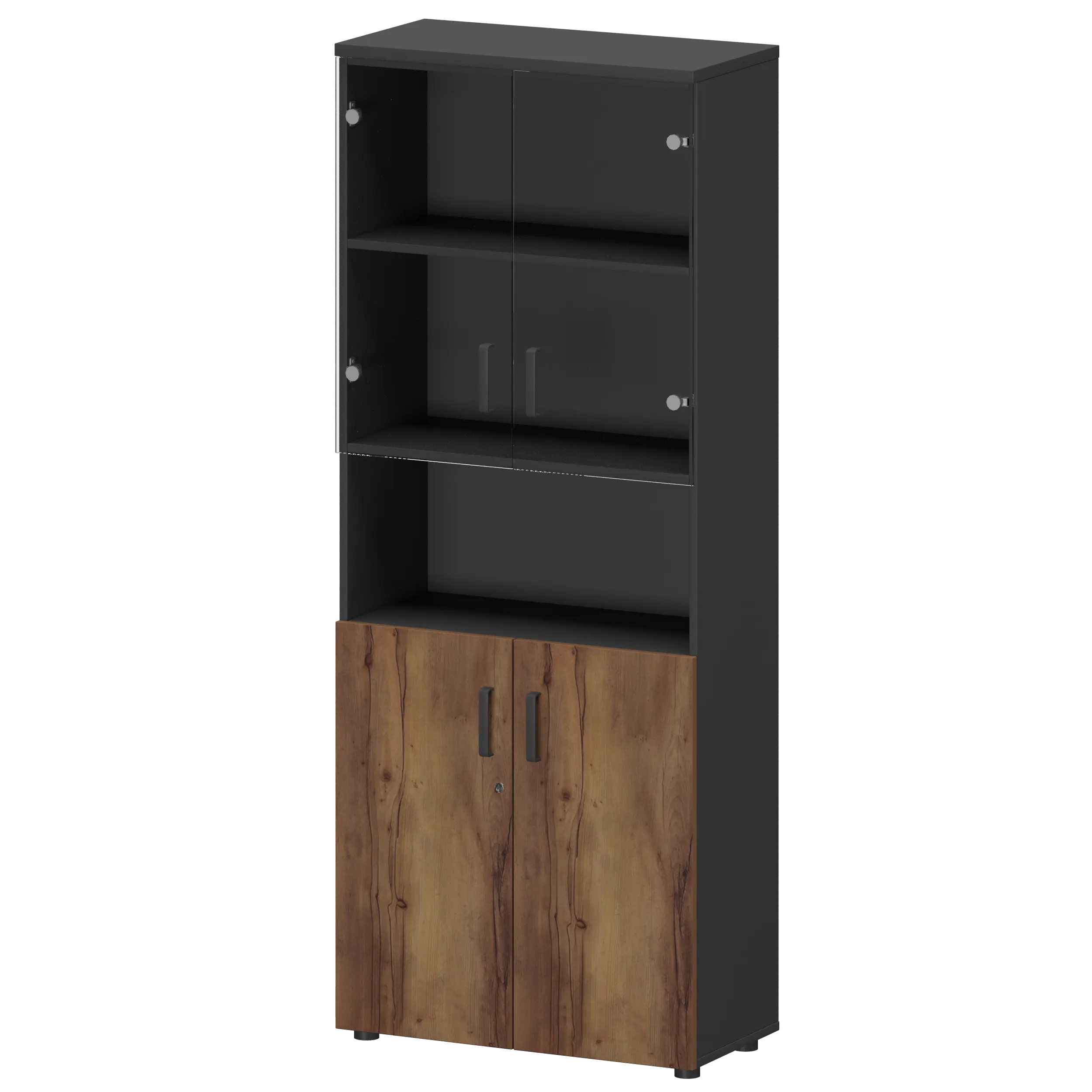 Шкаф Смарт СМШ-58Д2С2 Тип1 Графит/Таксония