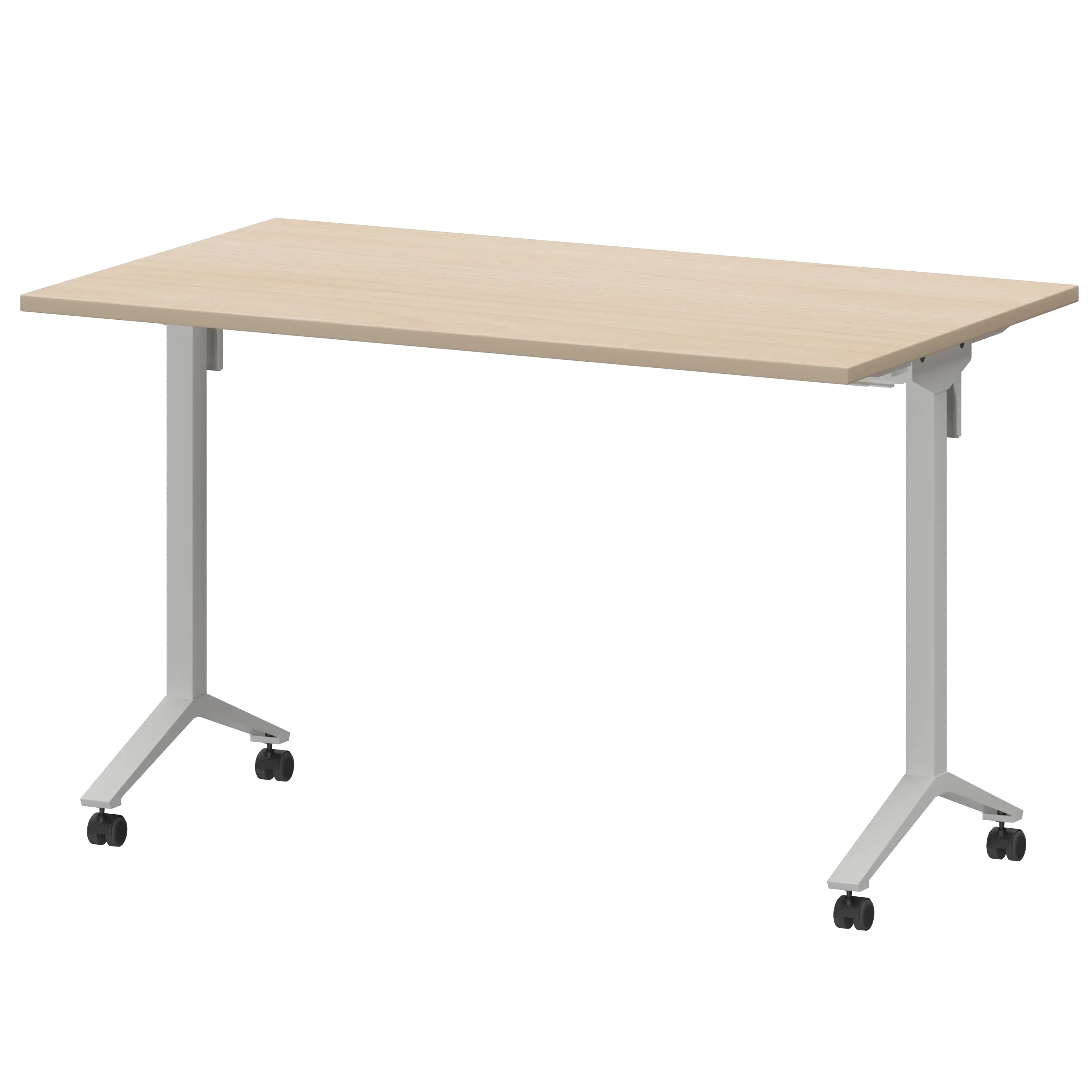 Стол мобильный складной Моби МБ22-120.70 Бук/Белый