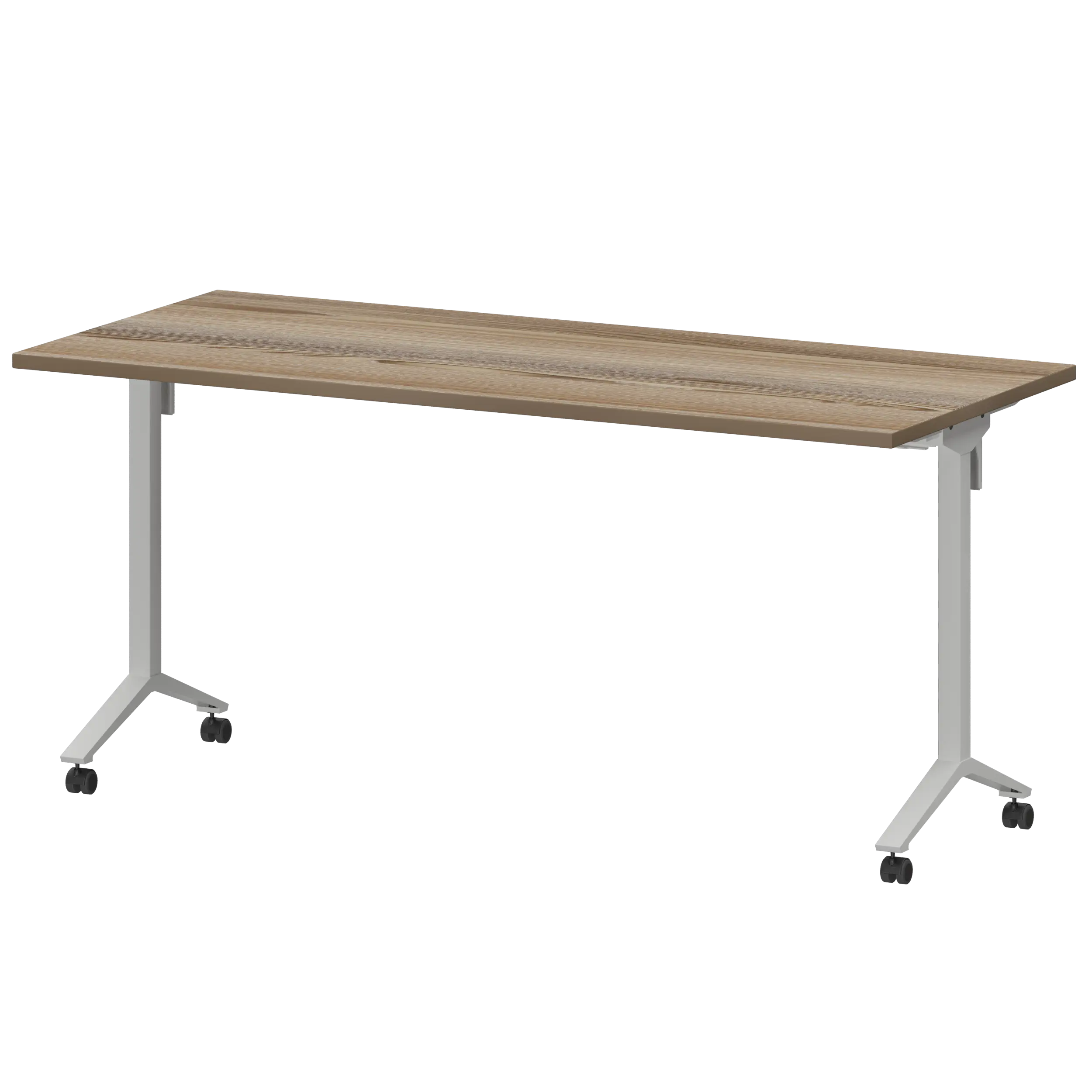 Стол мобильный складной Моби МБ25-160.70 Дуб сафари/Белый