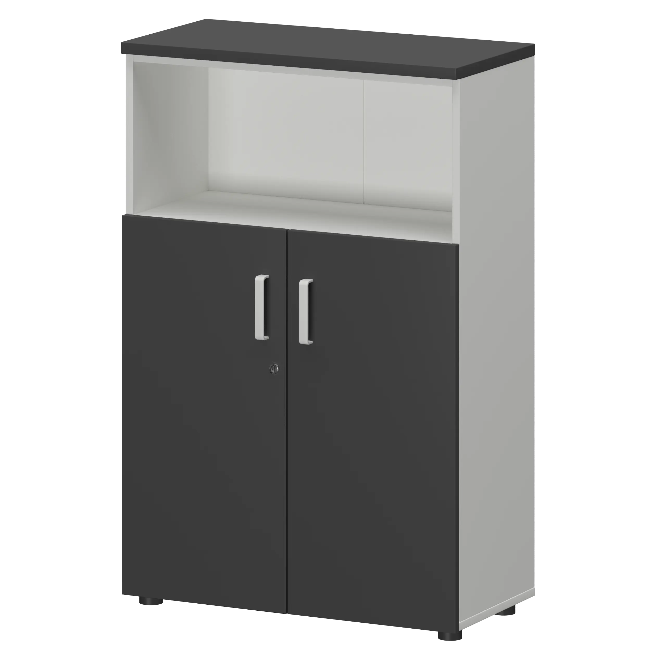 Шкаф Смарт СМШ-38Д2 Тип2 Белый/Графит