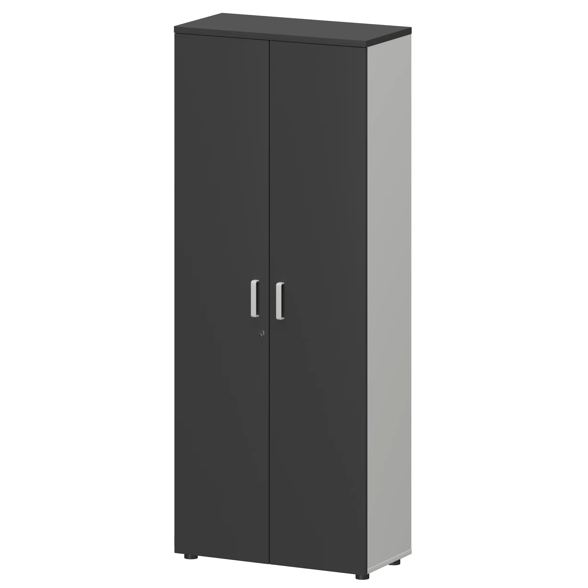 Шкаф Смарт СМШ-58Д Тип2 Белый/Графит