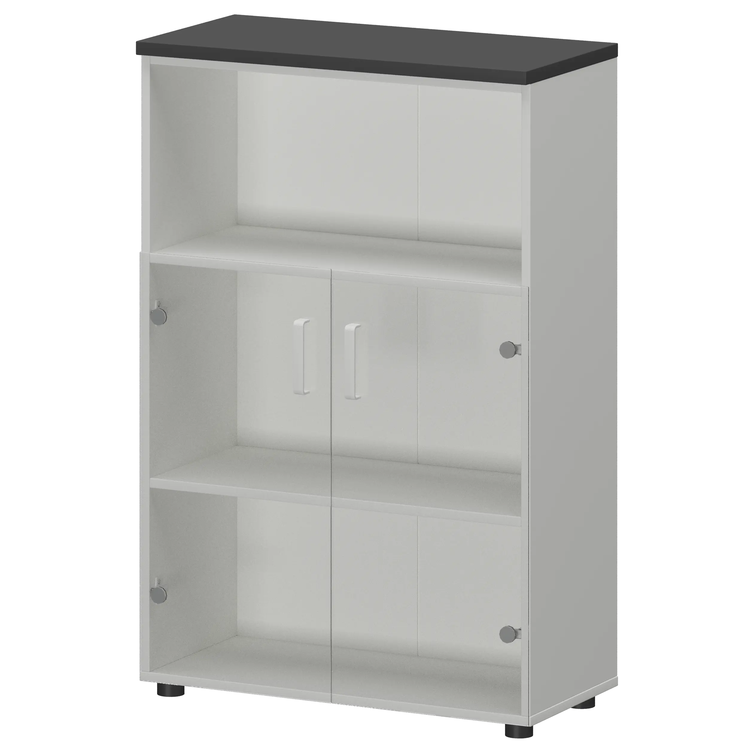 Шкаф Смарт СМШ-38С2 Белый/Графит