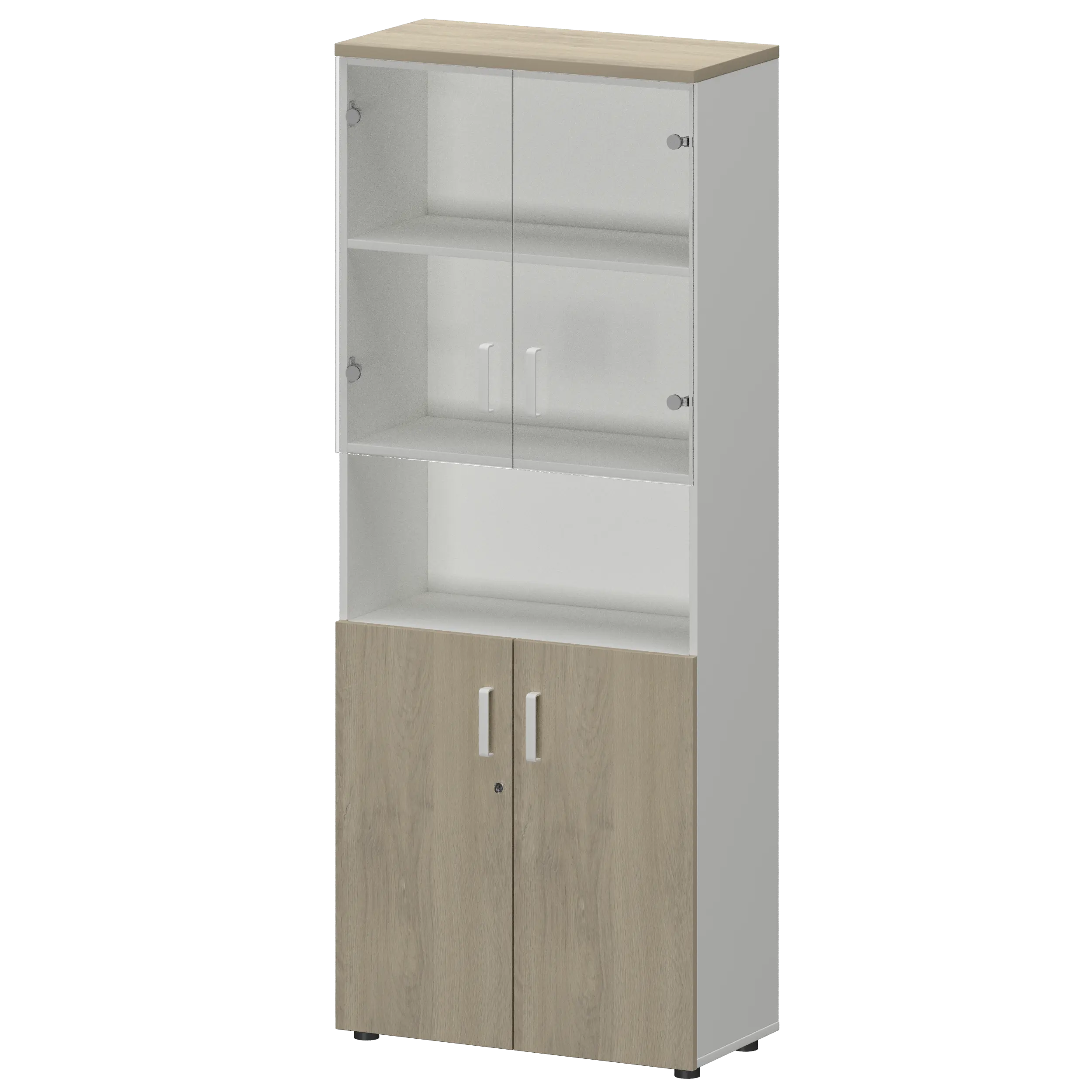 Шкаф Смарт СМШ-58Д2С2 Тип2 Белый/Кронберг