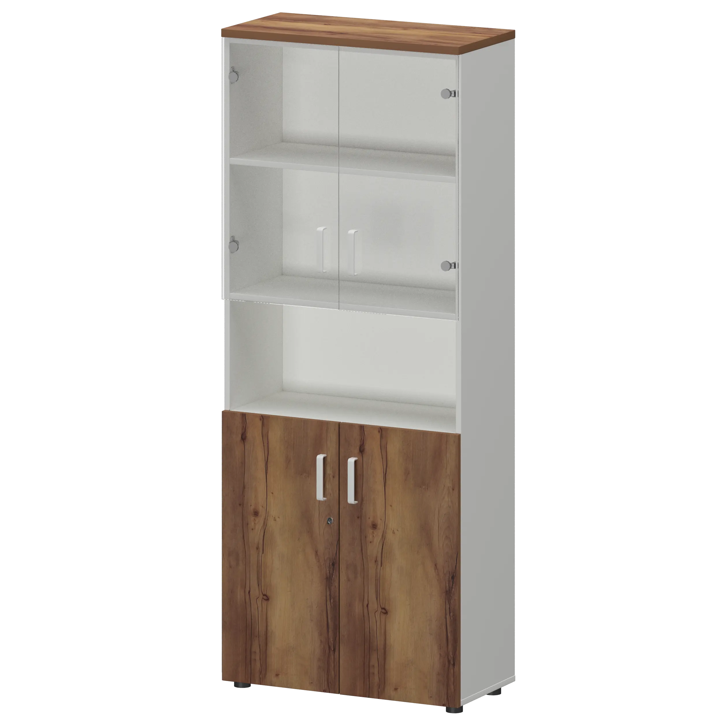 Шкаф Смарт СМШ-58Д2С2 Тип2 Белый/Таксония