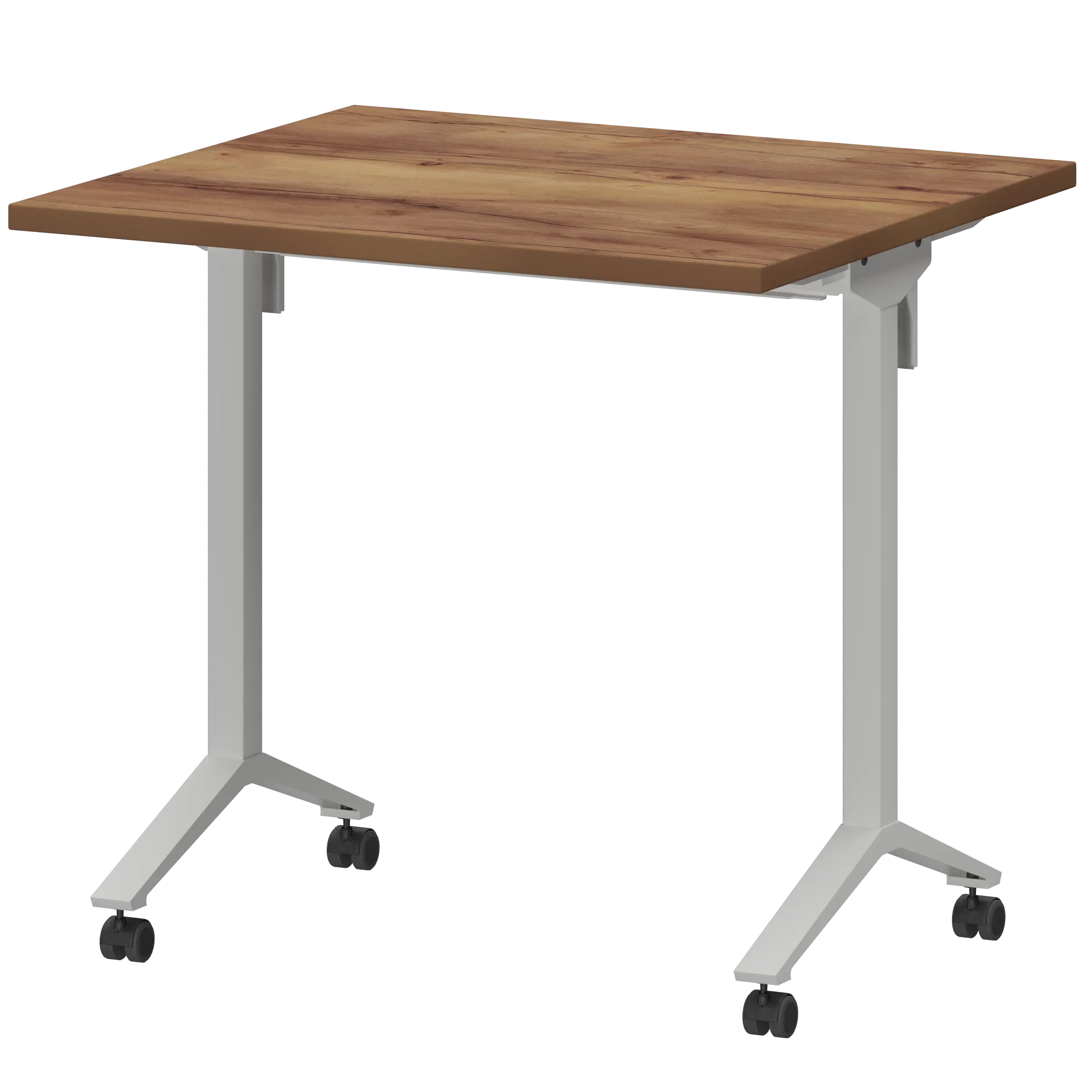 Стол мобильный складной Моби МБ25-80.70 Таксония/Белый